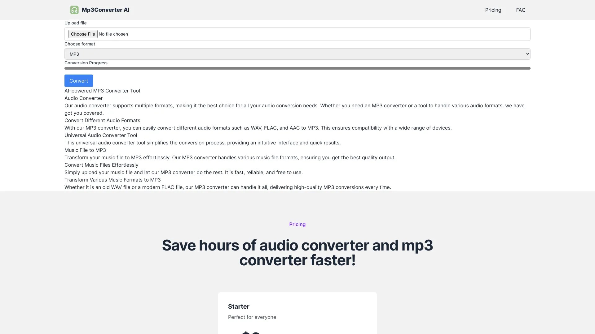 Mp3Converter AI 截图
