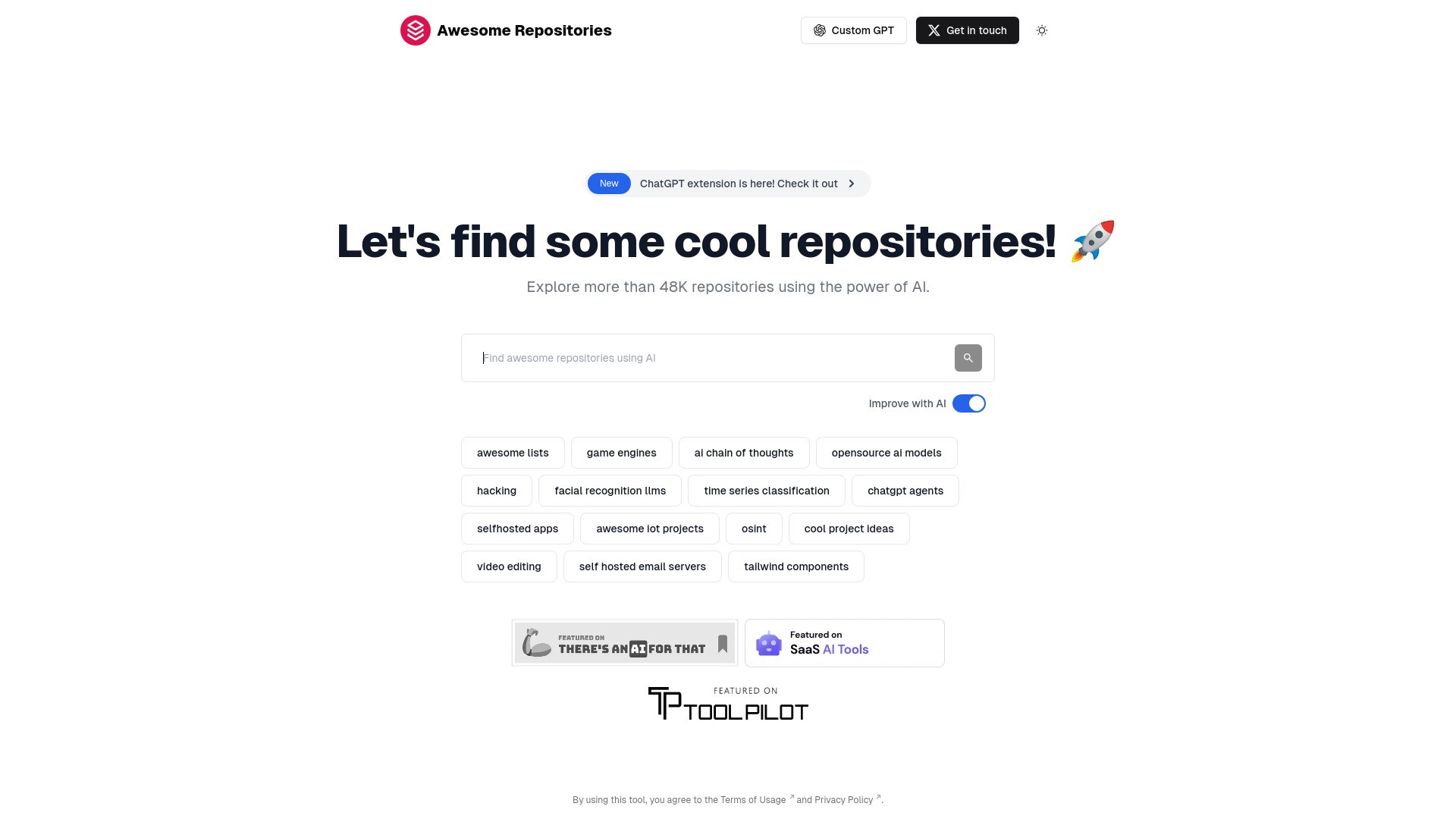 Awesome Repositories 截图