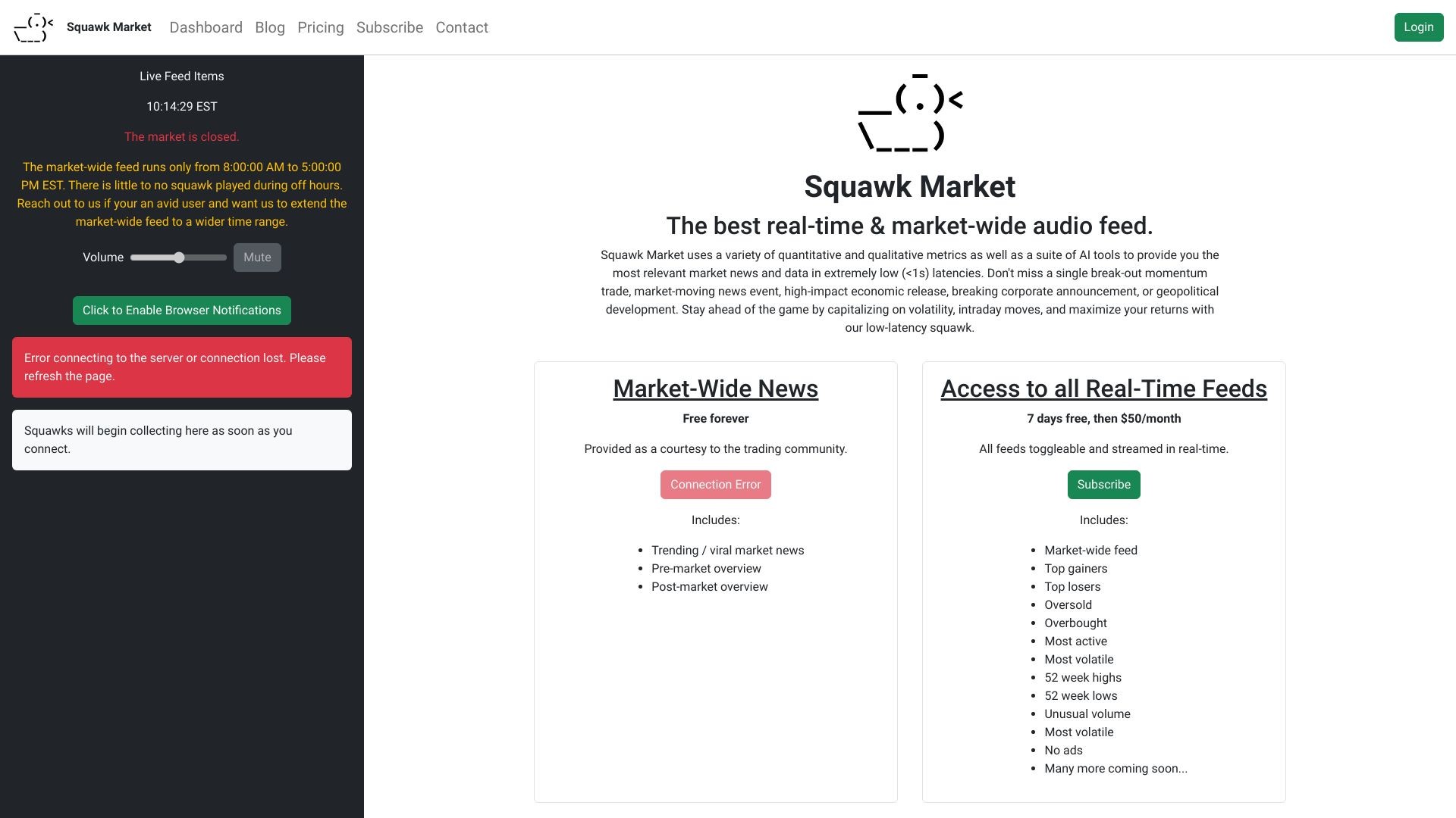 Squawk Market 截图
