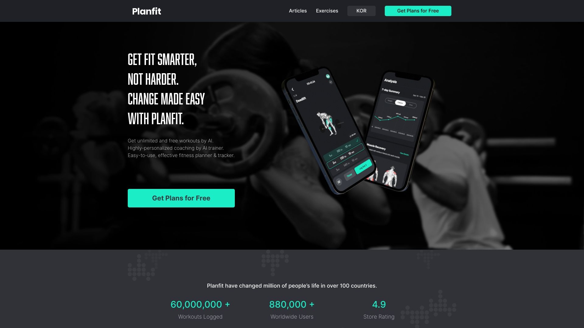 Planfit - AI Personal Trainer 截图
