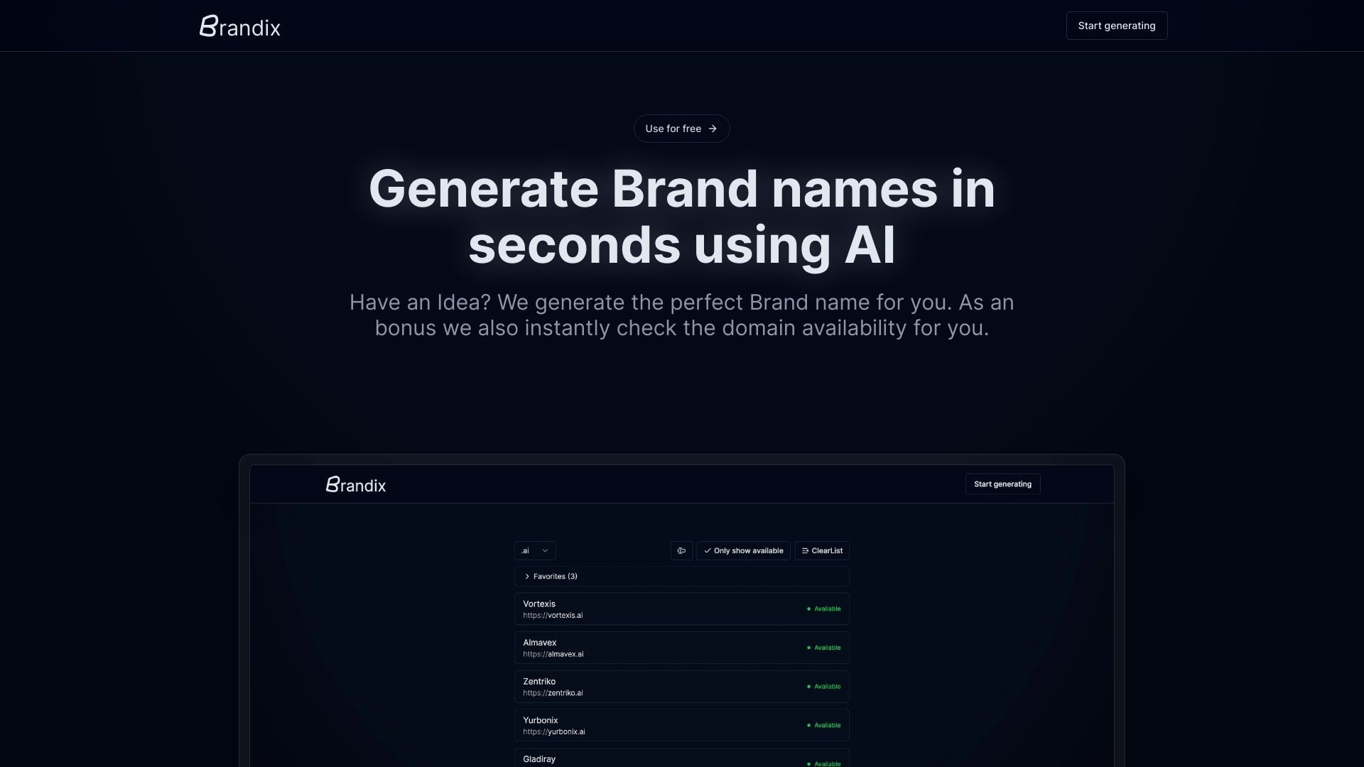 Brandix AI 截图