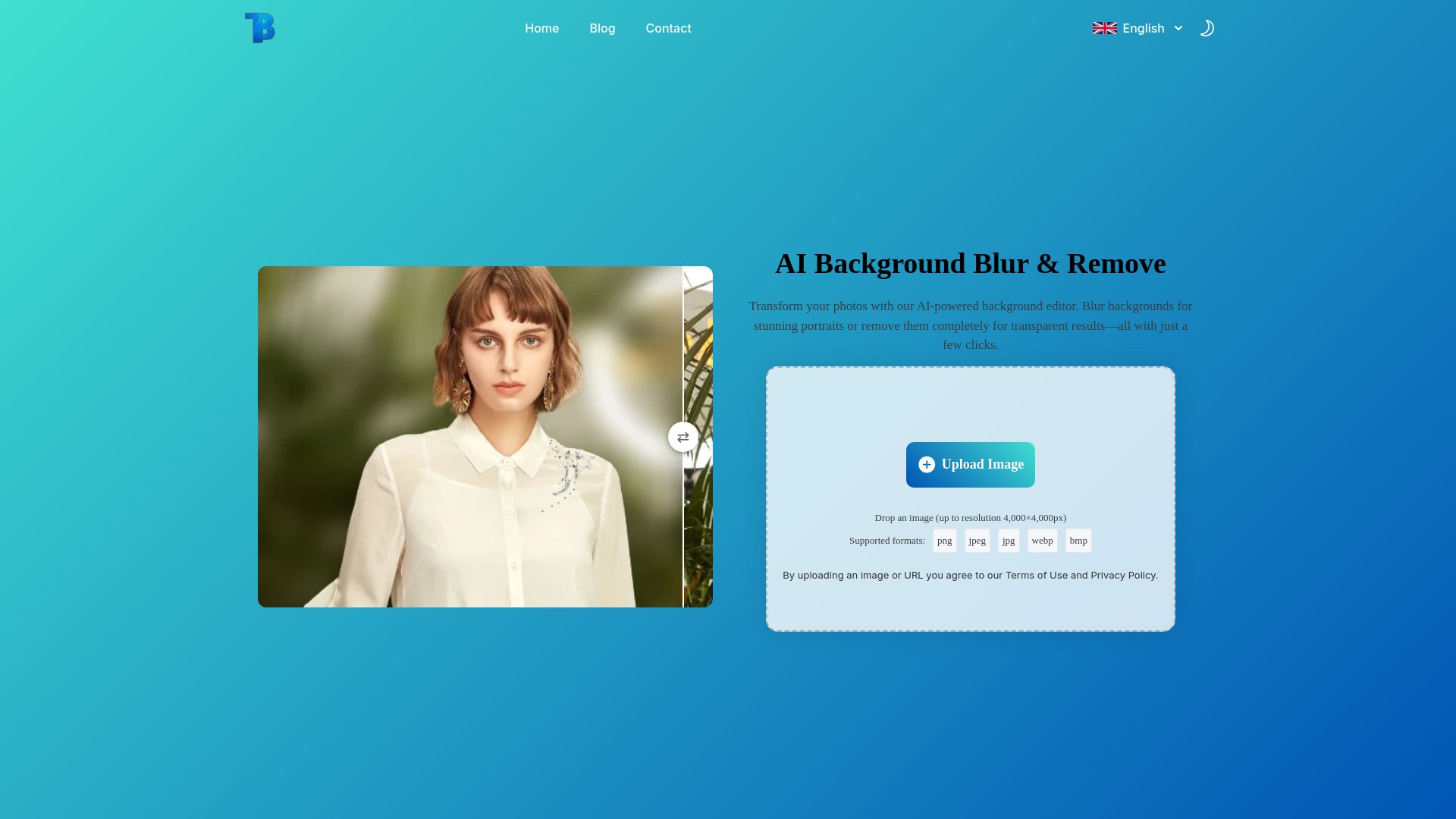 BlurBackground AI 截图