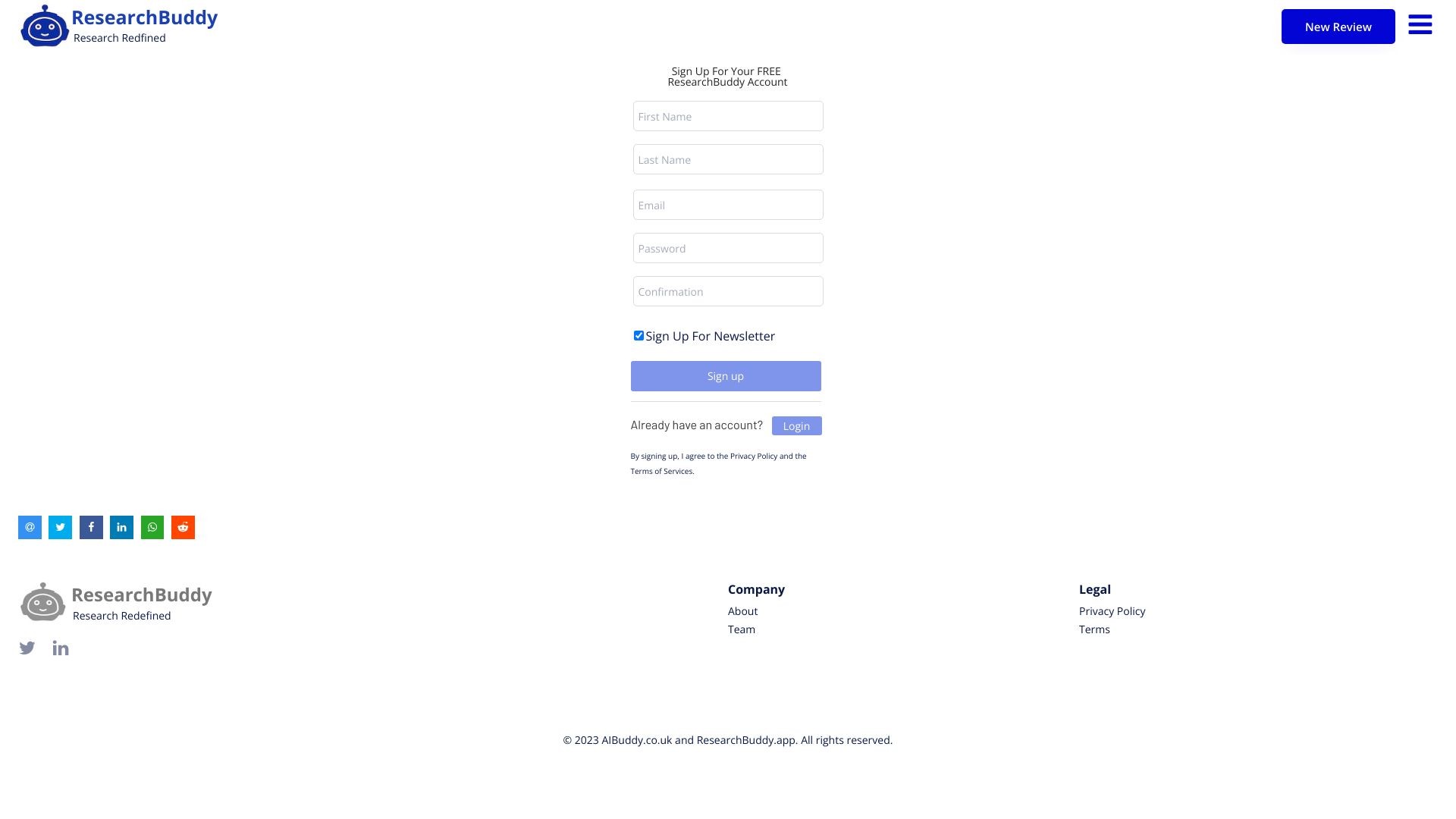 ResearchBuddy.app 截图