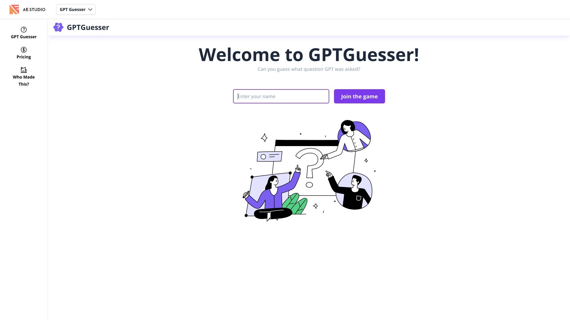 GPT Guesser - Multiplayer 截图