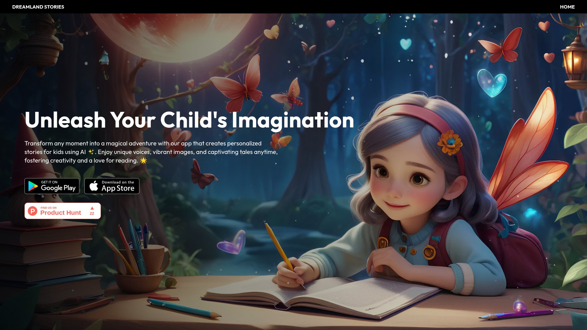 Dreamland: Create Kids Stories 截图