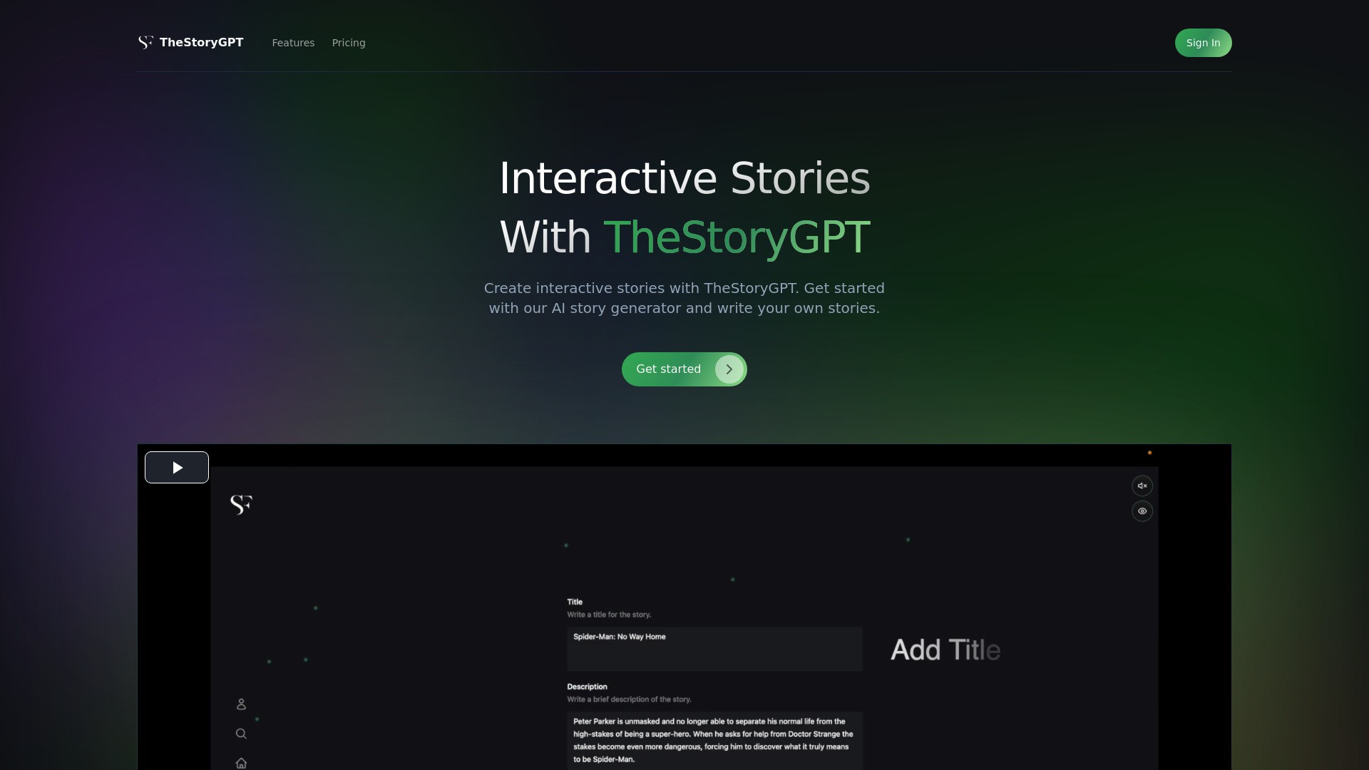 TheStoryGPT 截图
