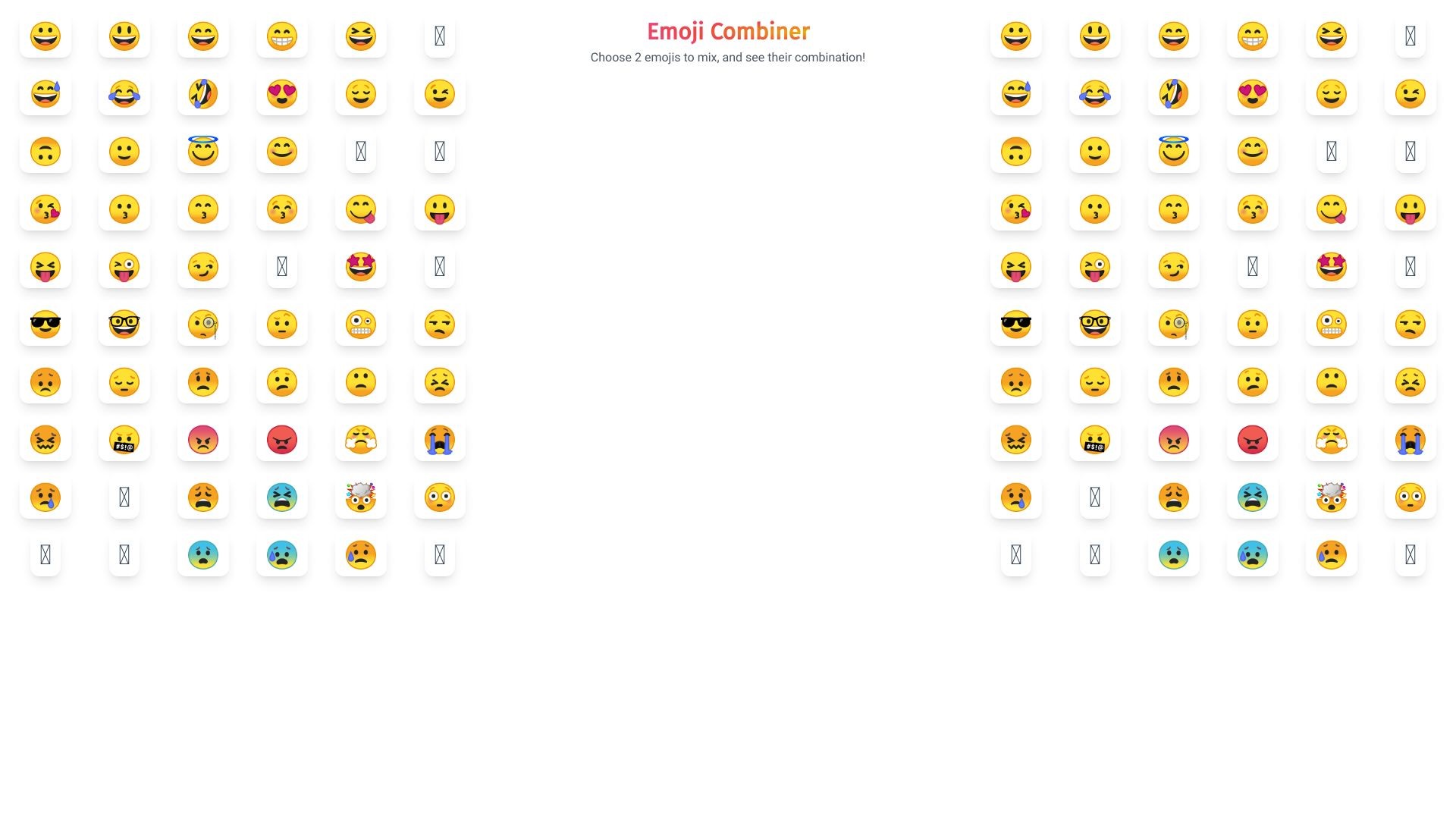 Emoji Combiner 截图