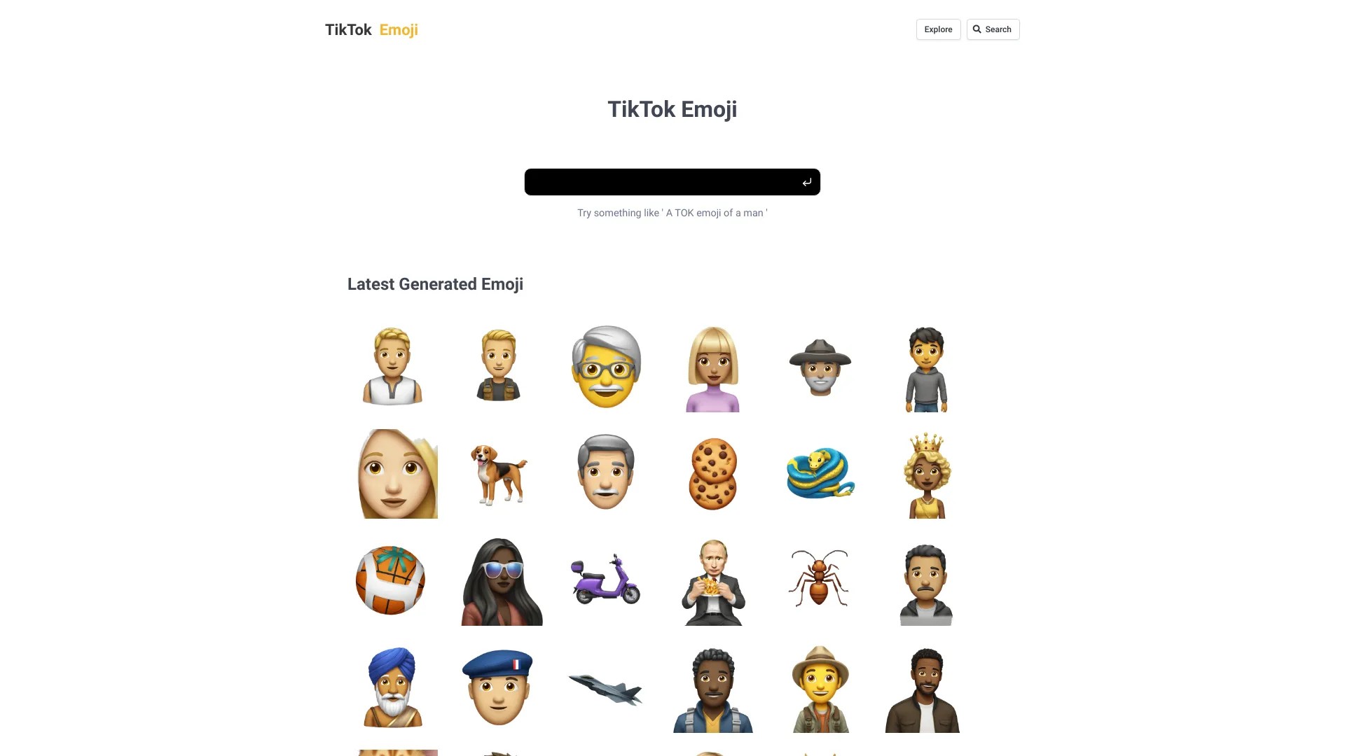 TikTok Emoji Generator 截图