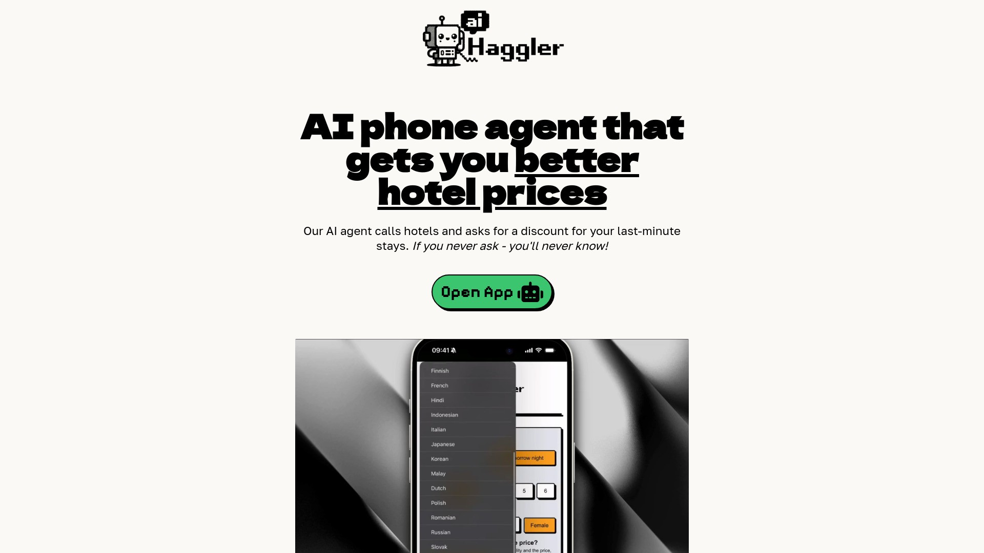 AI Haggler 截图
