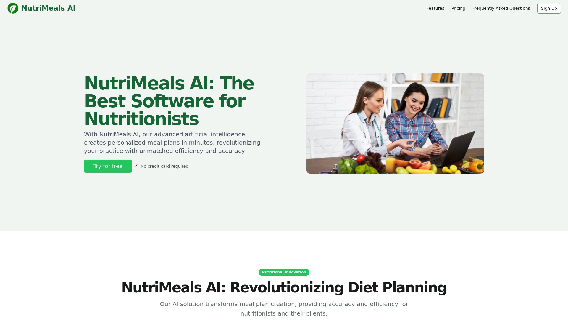 NutriMeals AI 截图