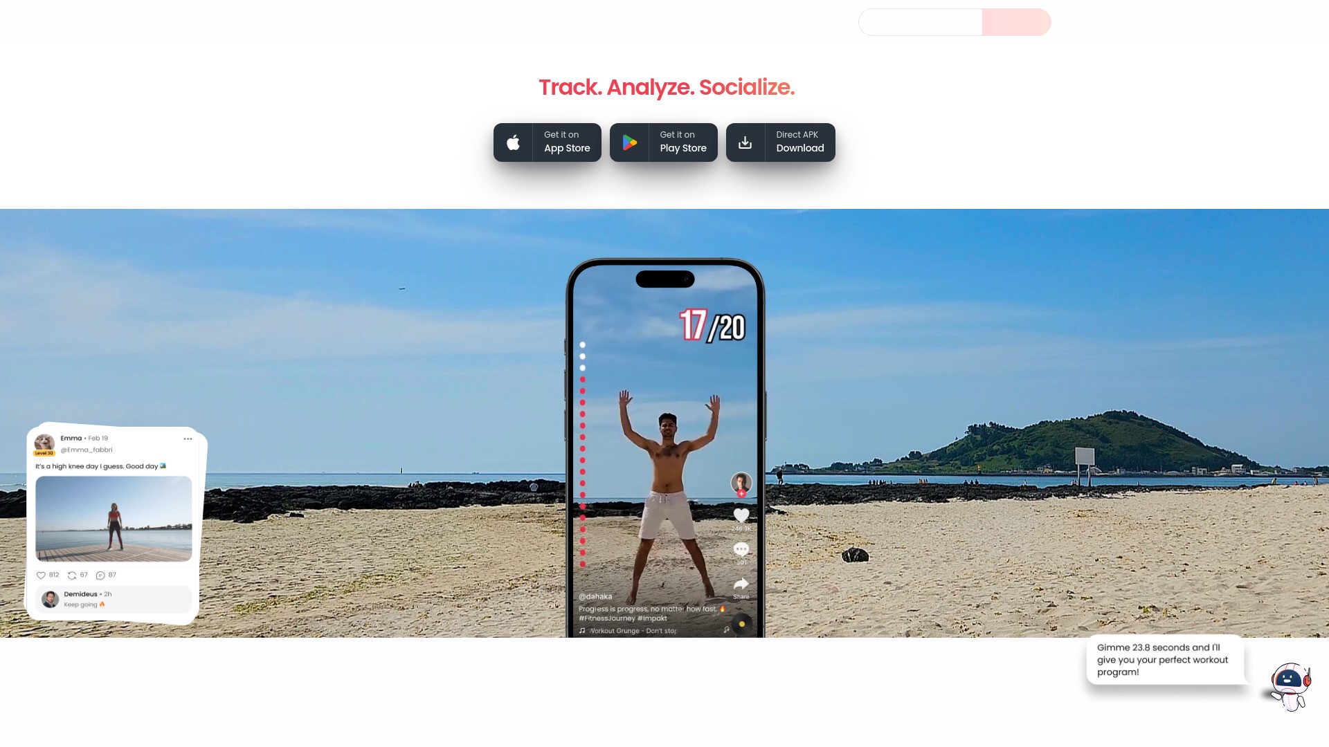 Impakt: AI Based Social Fitness 截图