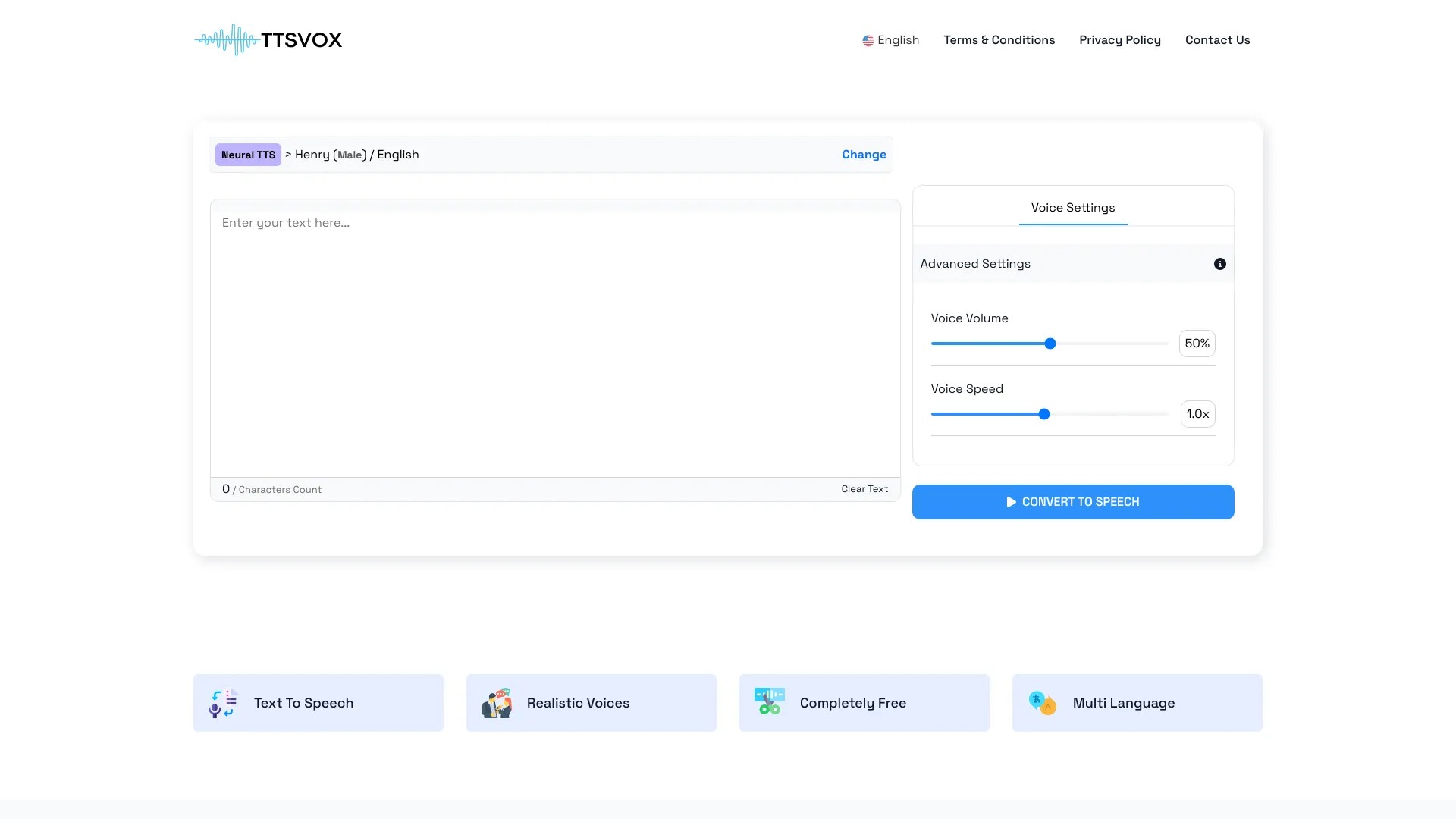 TTSVox - Free Text to Speech AI 截图