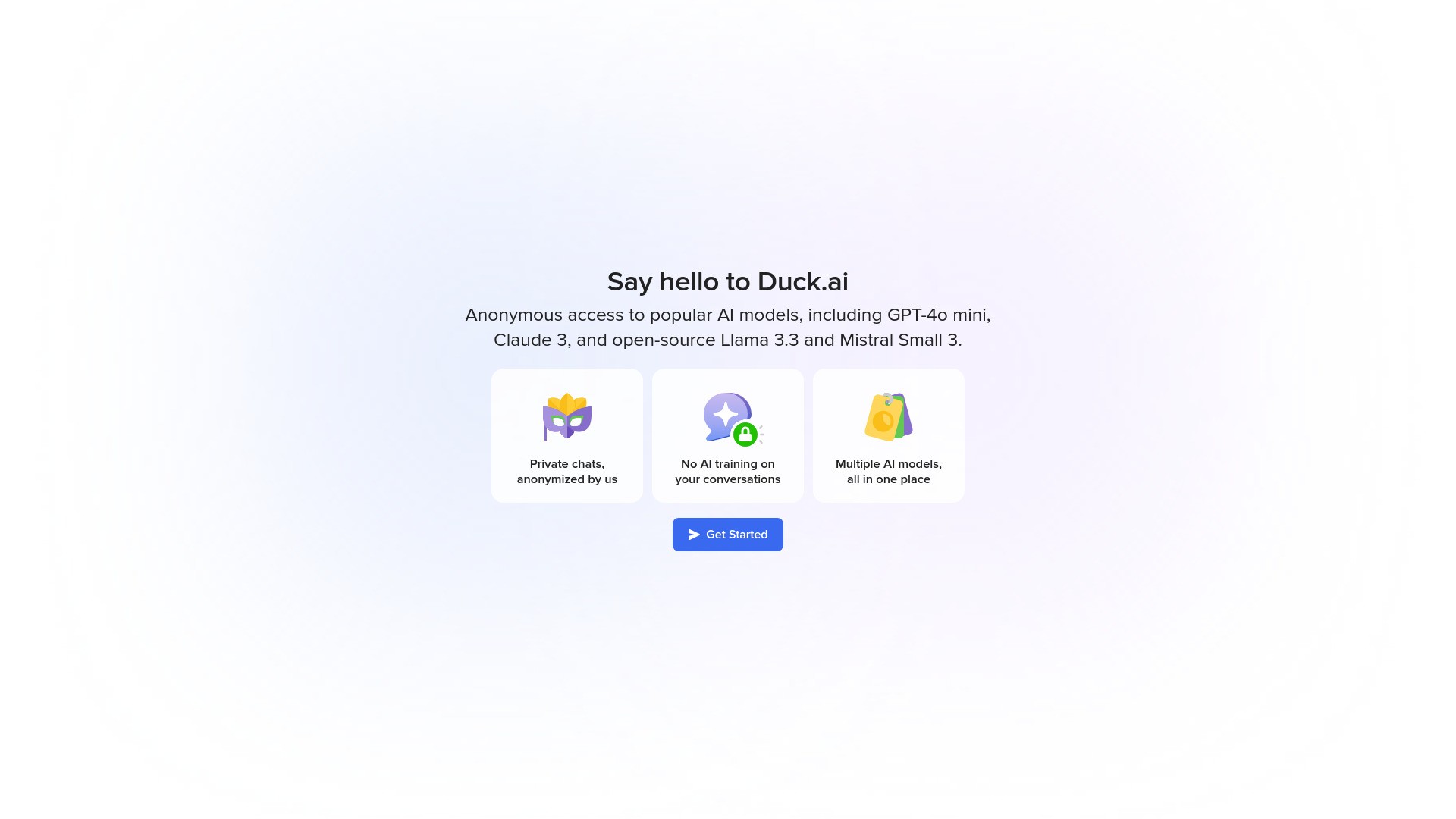 Duck.ai 截图
