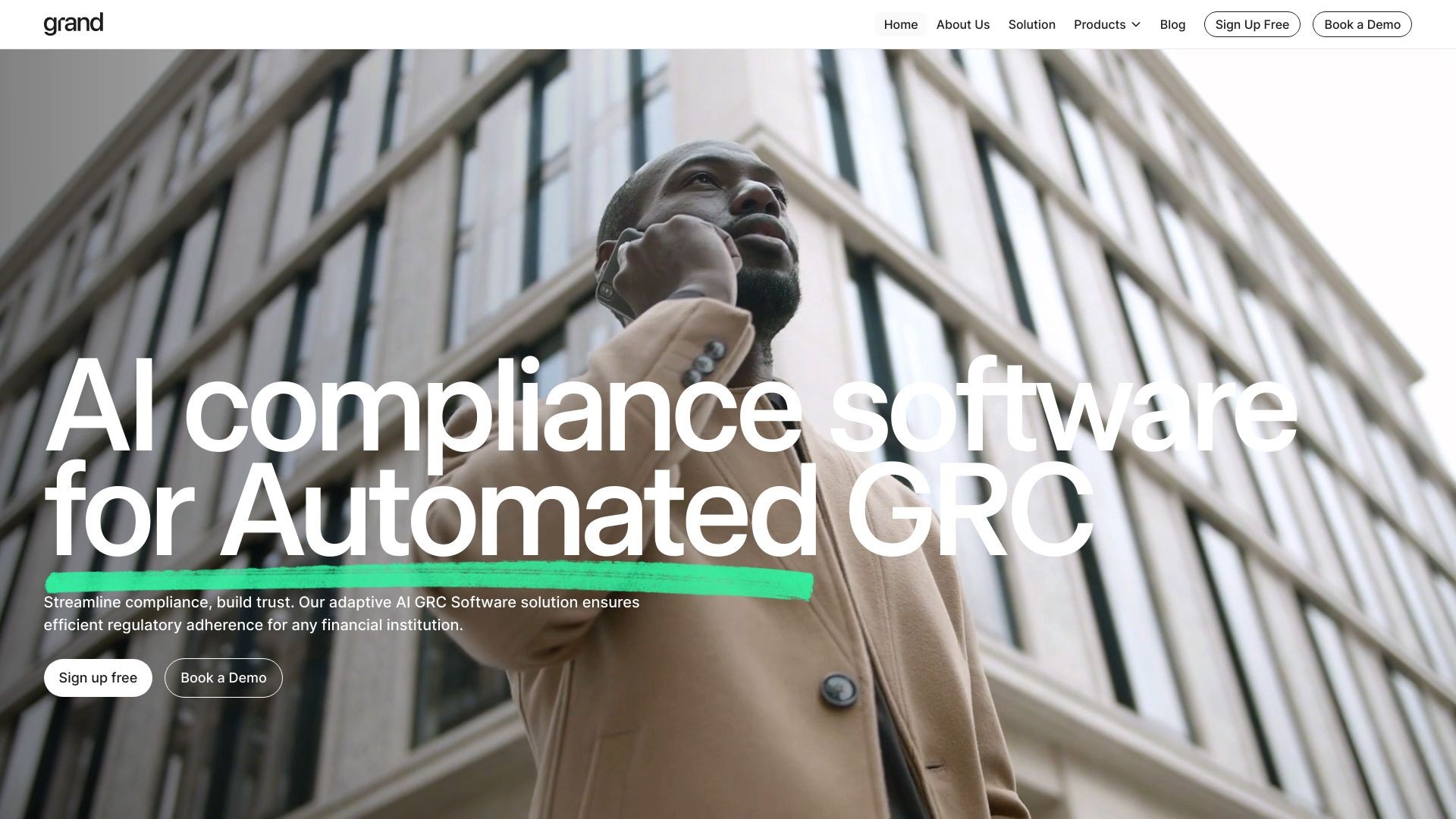 Grand  Compliance: GRC AI Software 截图