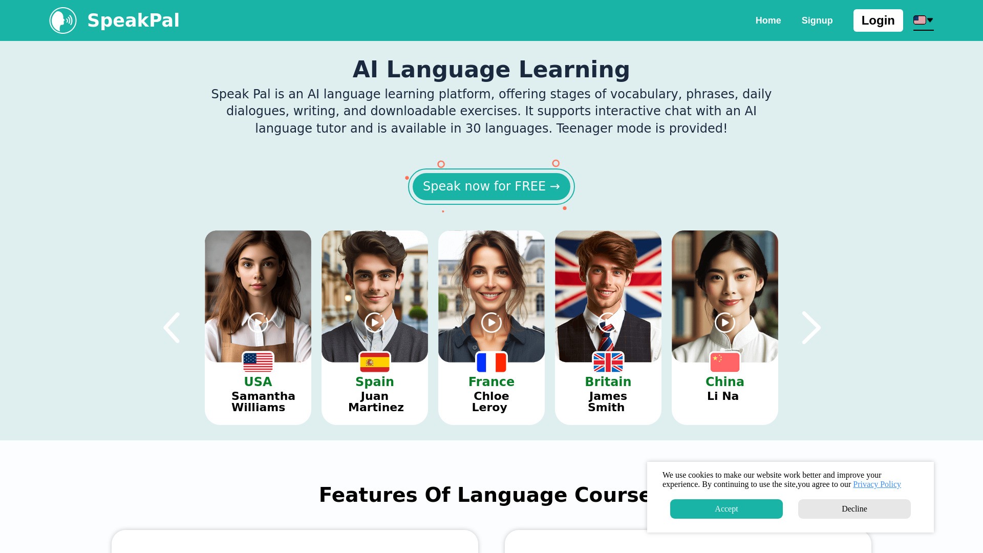 The Best AI Language Learning-SpeakPal 截图