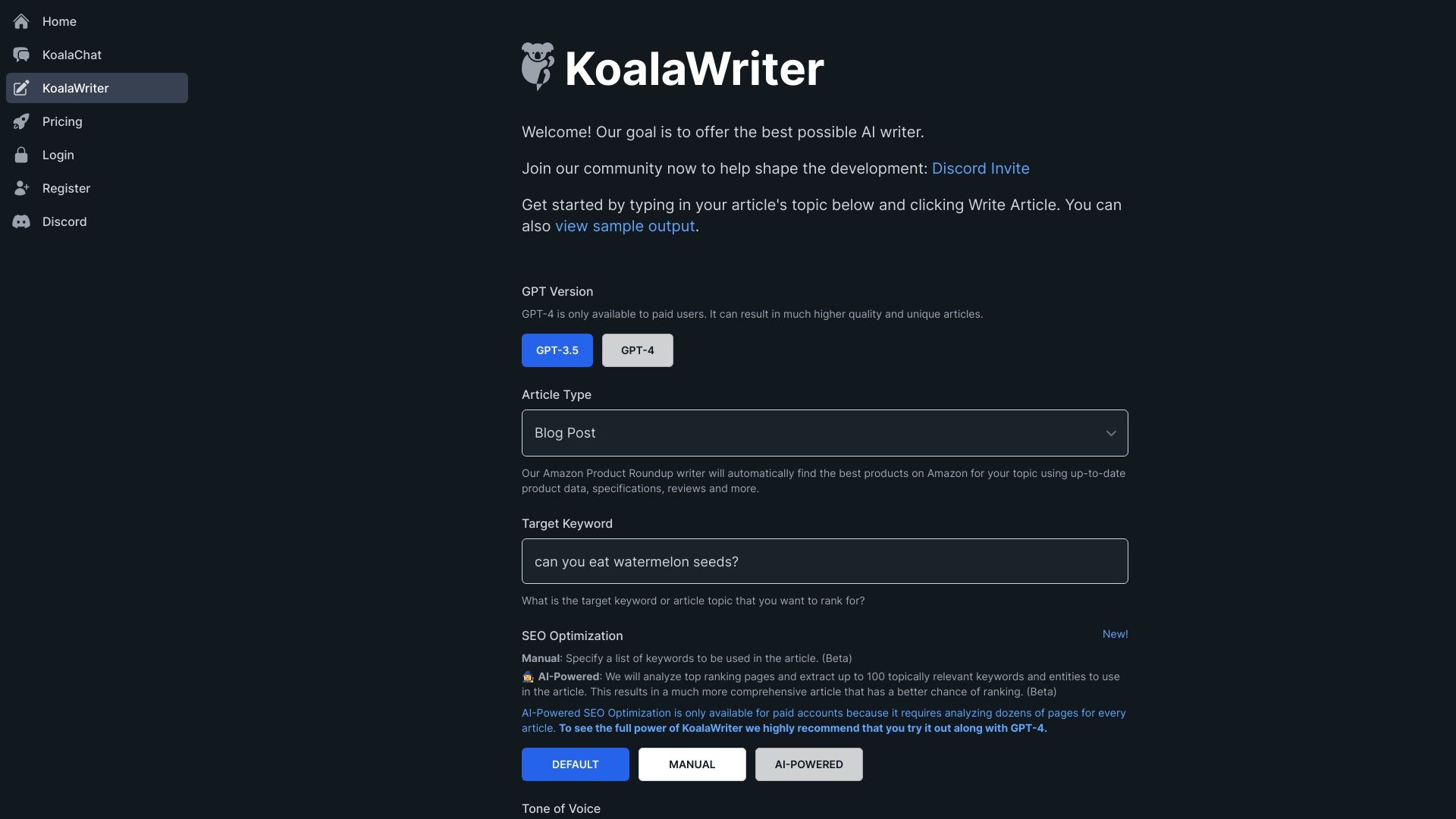 KoalaWriter 截图