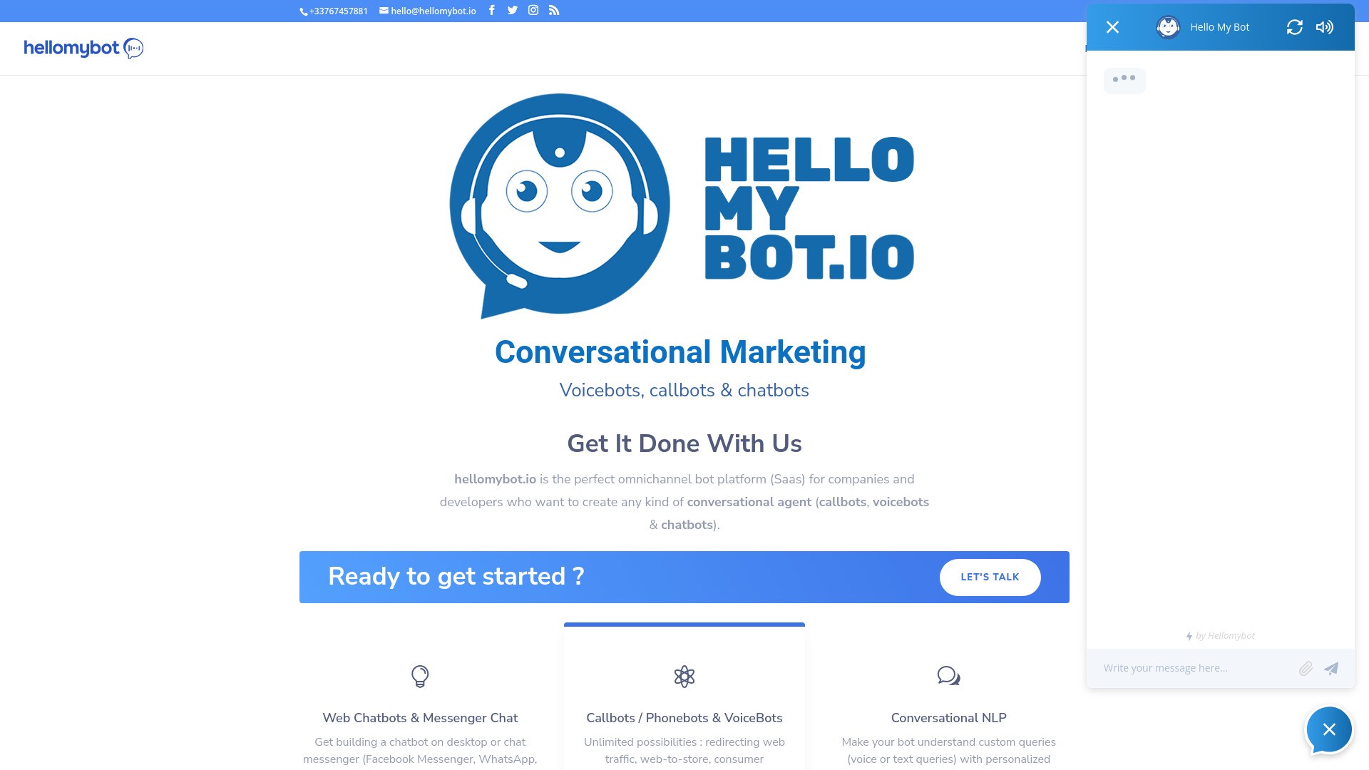 hellomybot.io 截图