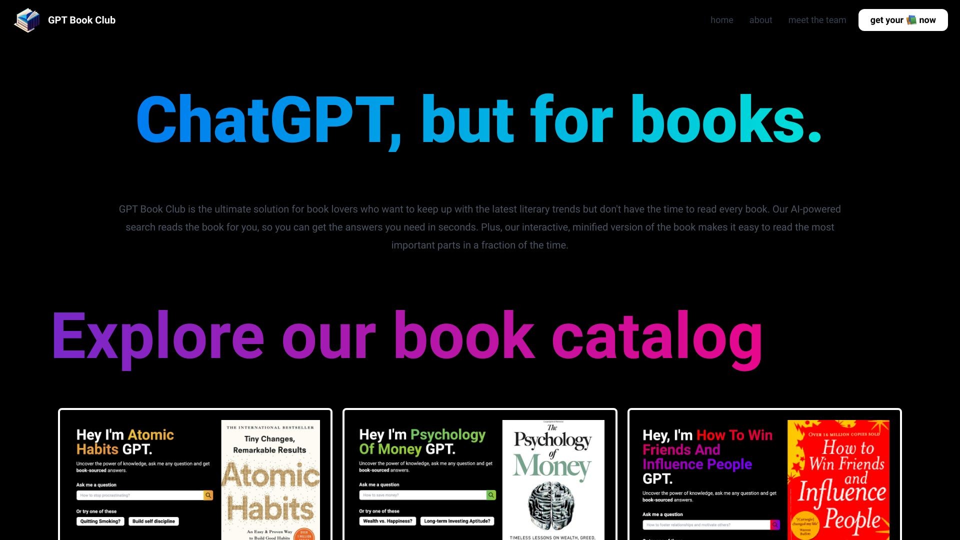 GPT Book Club 截图