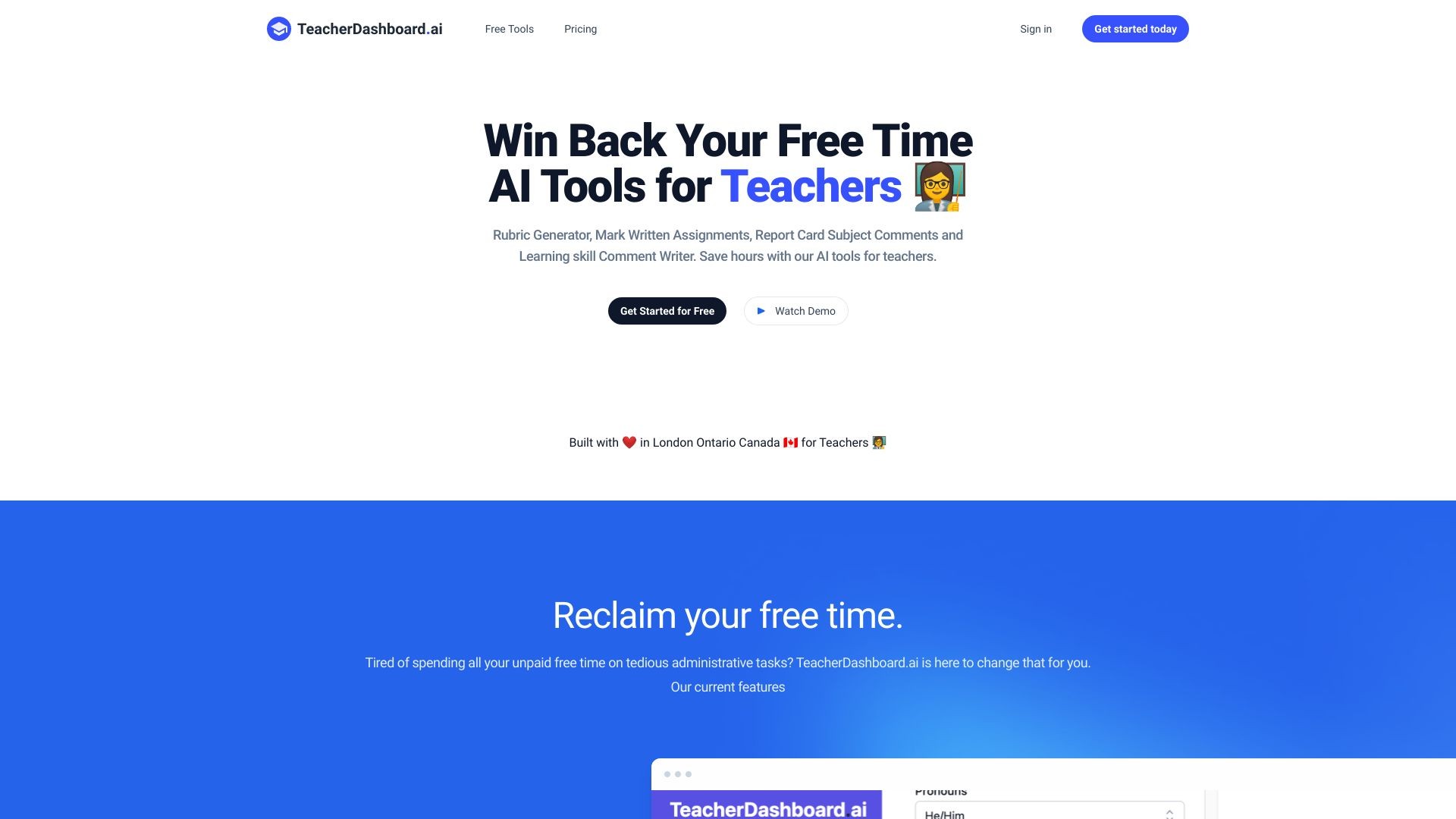 TeacherDashboard.ai 截图