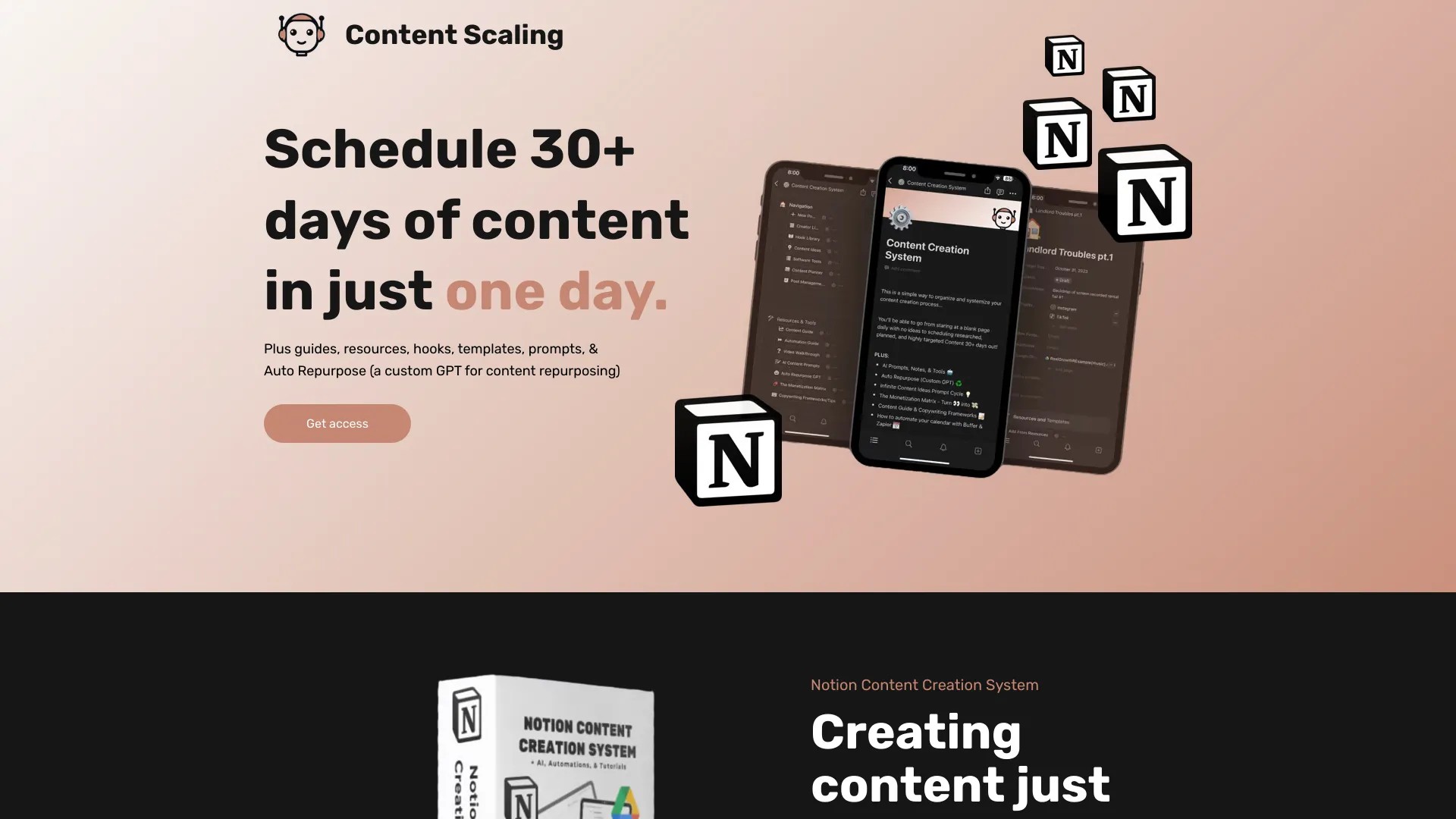 Notion Content Creation System 截图
