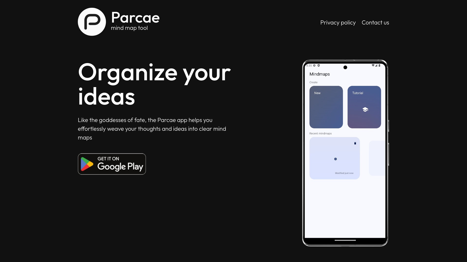 Parcae: AI Mind Map Creator 截图