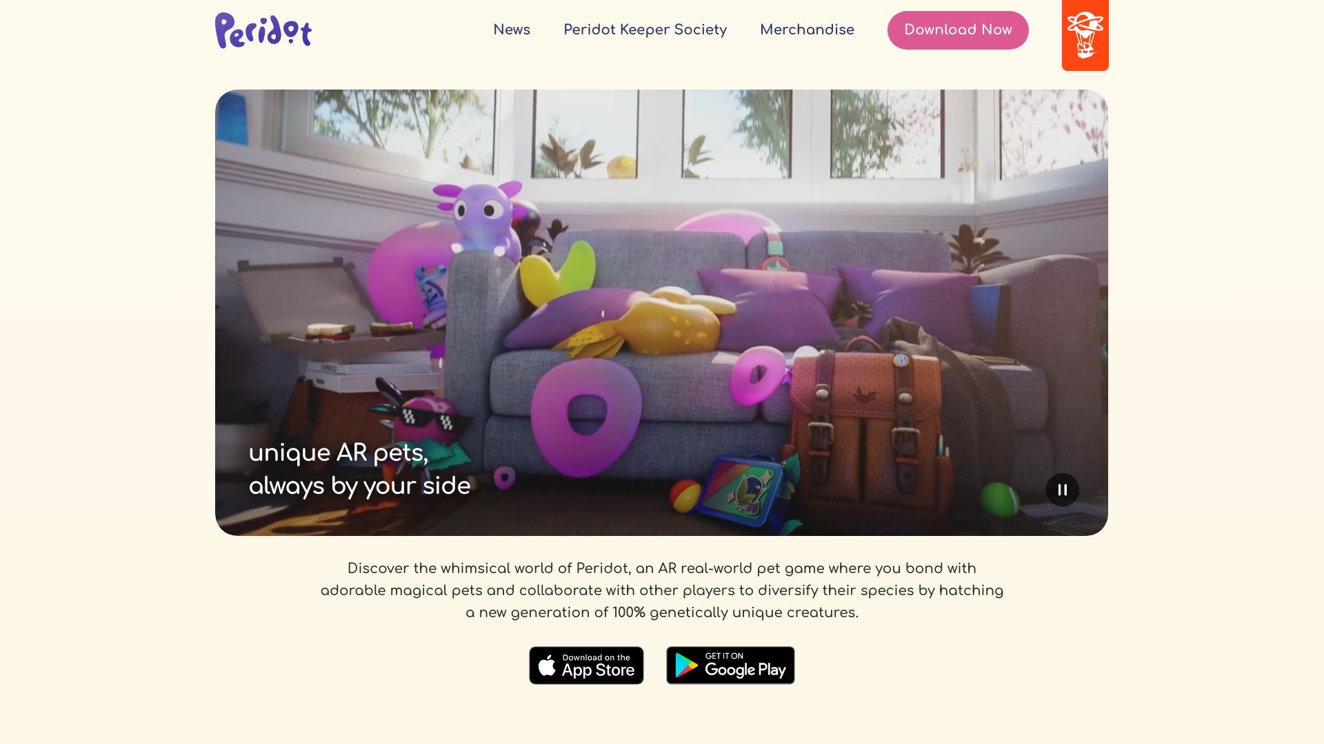 Peridot AR Tamagotchi 截图