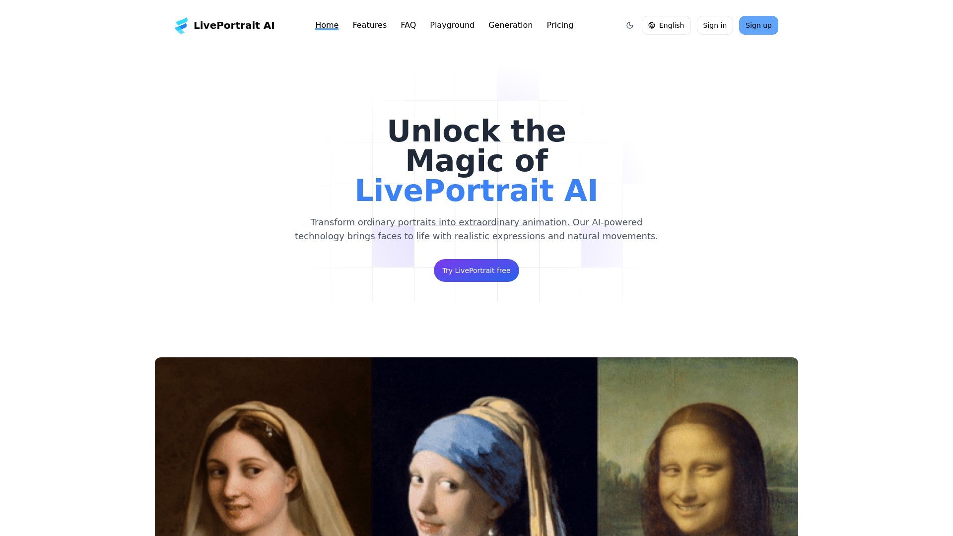 LivePortrait AI 截图