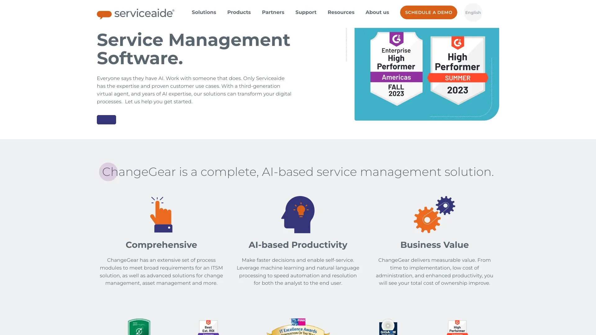 serviceaide.com 截图
