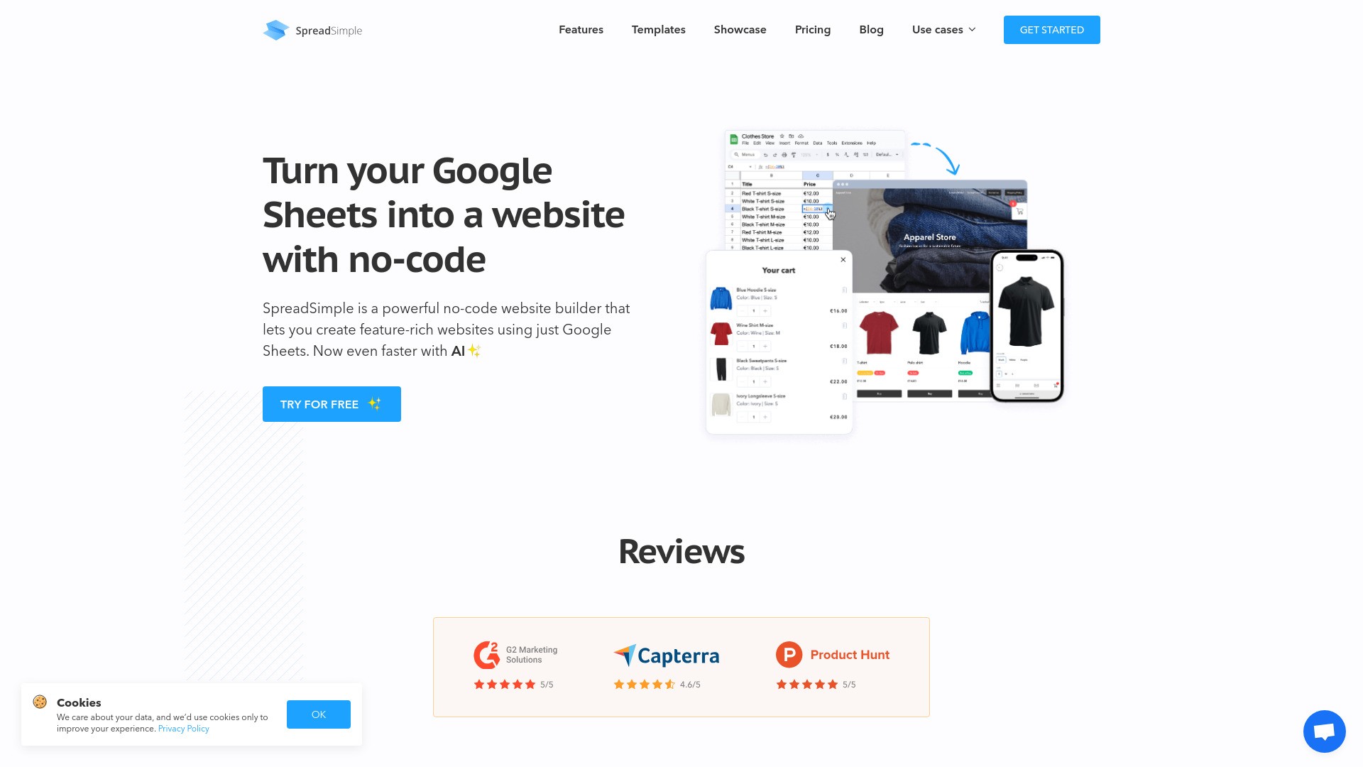 SpreadSimple AI Creator 截图