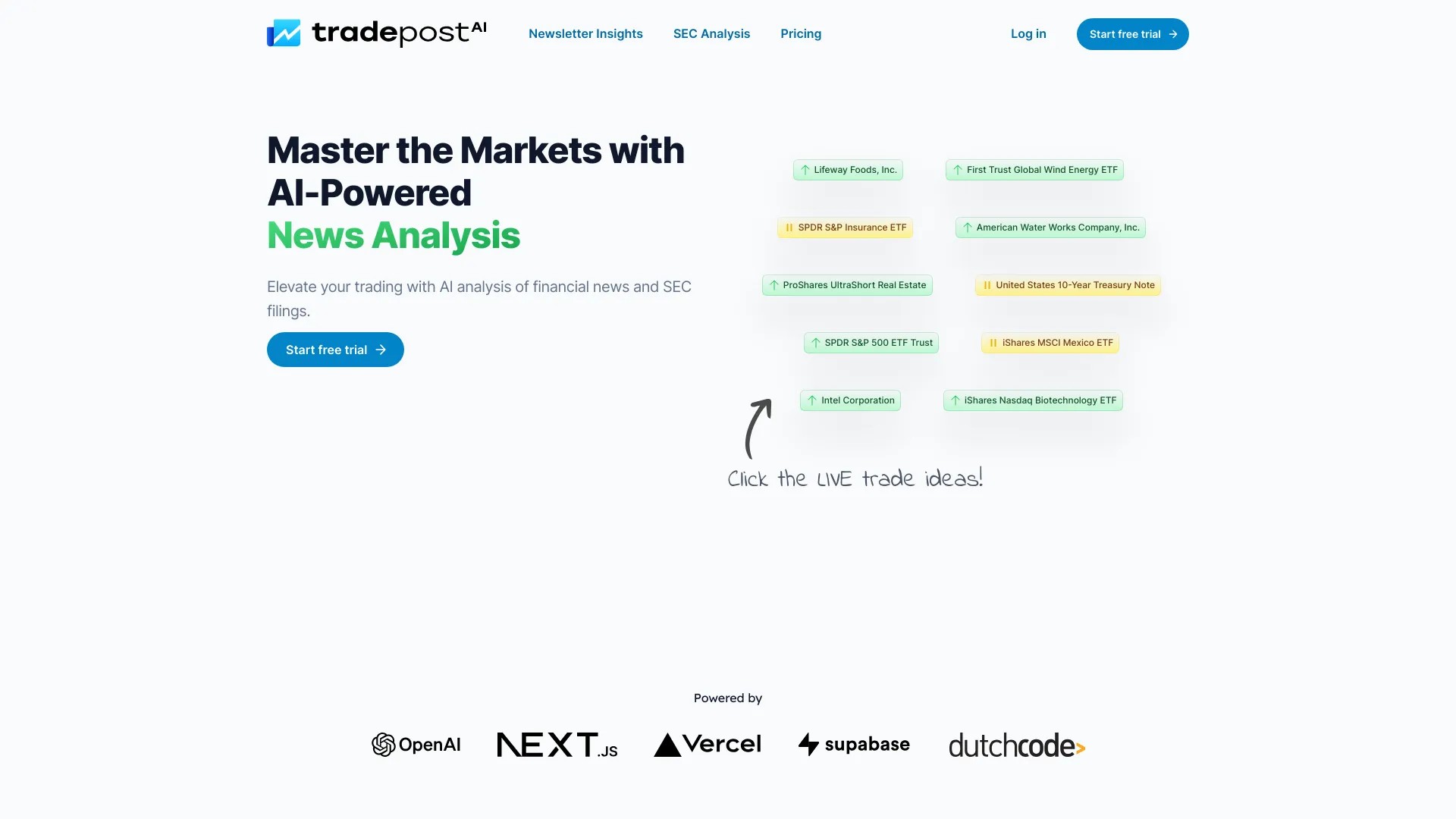 Tradepost.ai 截图