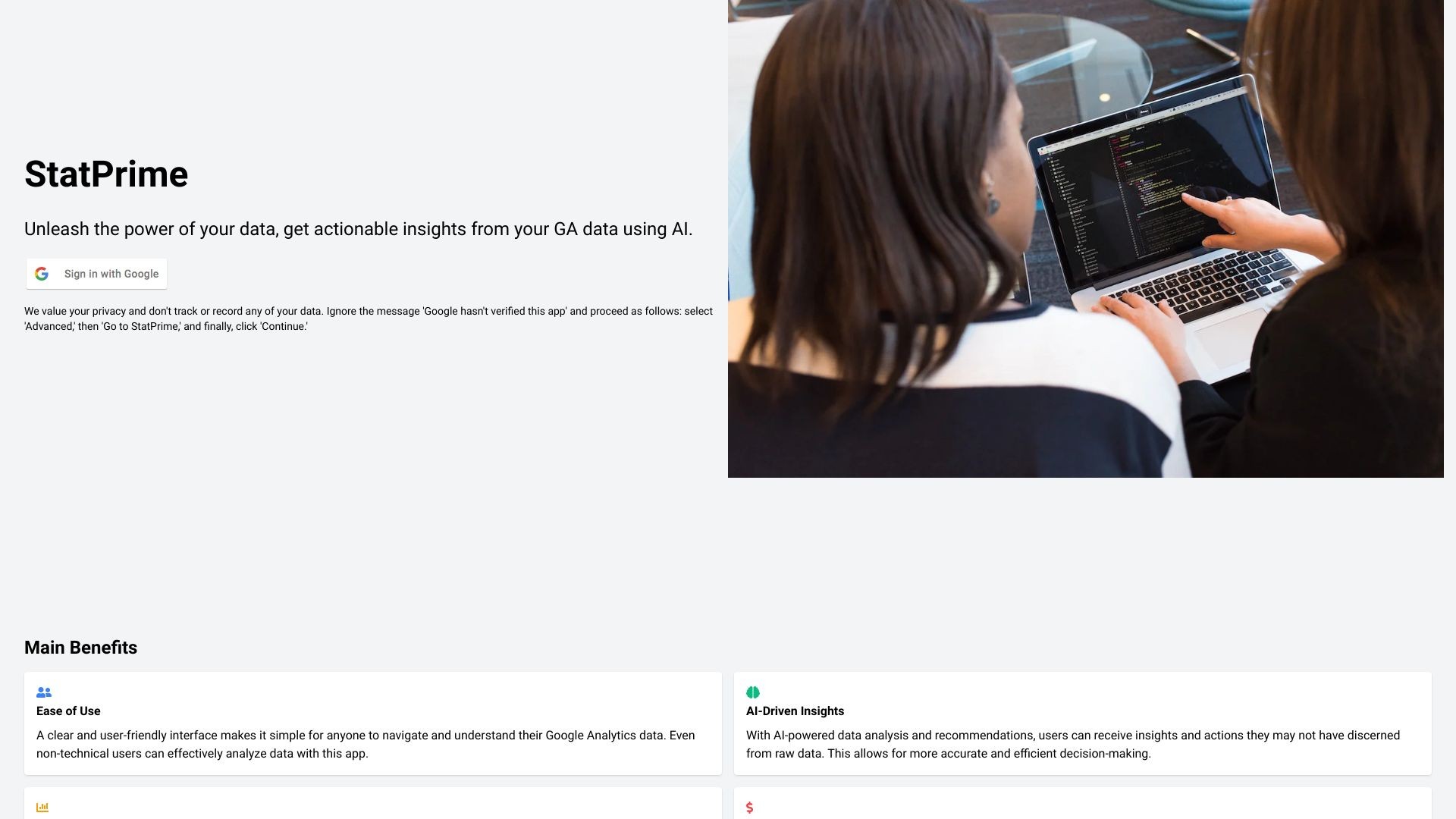 StatPrime AI Data Analyser 截图