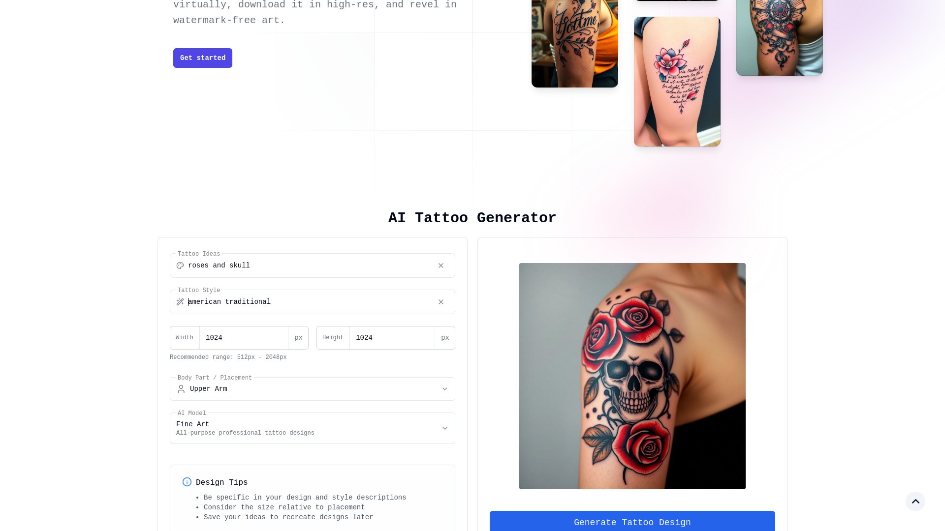 TattooGen 截图