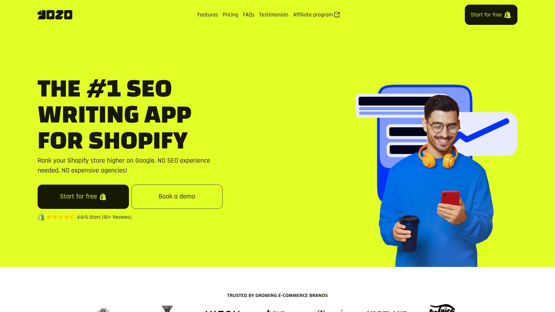 Yozo AI SEO Blogs 截图