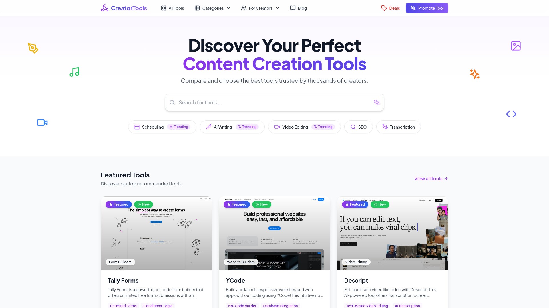Content Creation Tools 截图