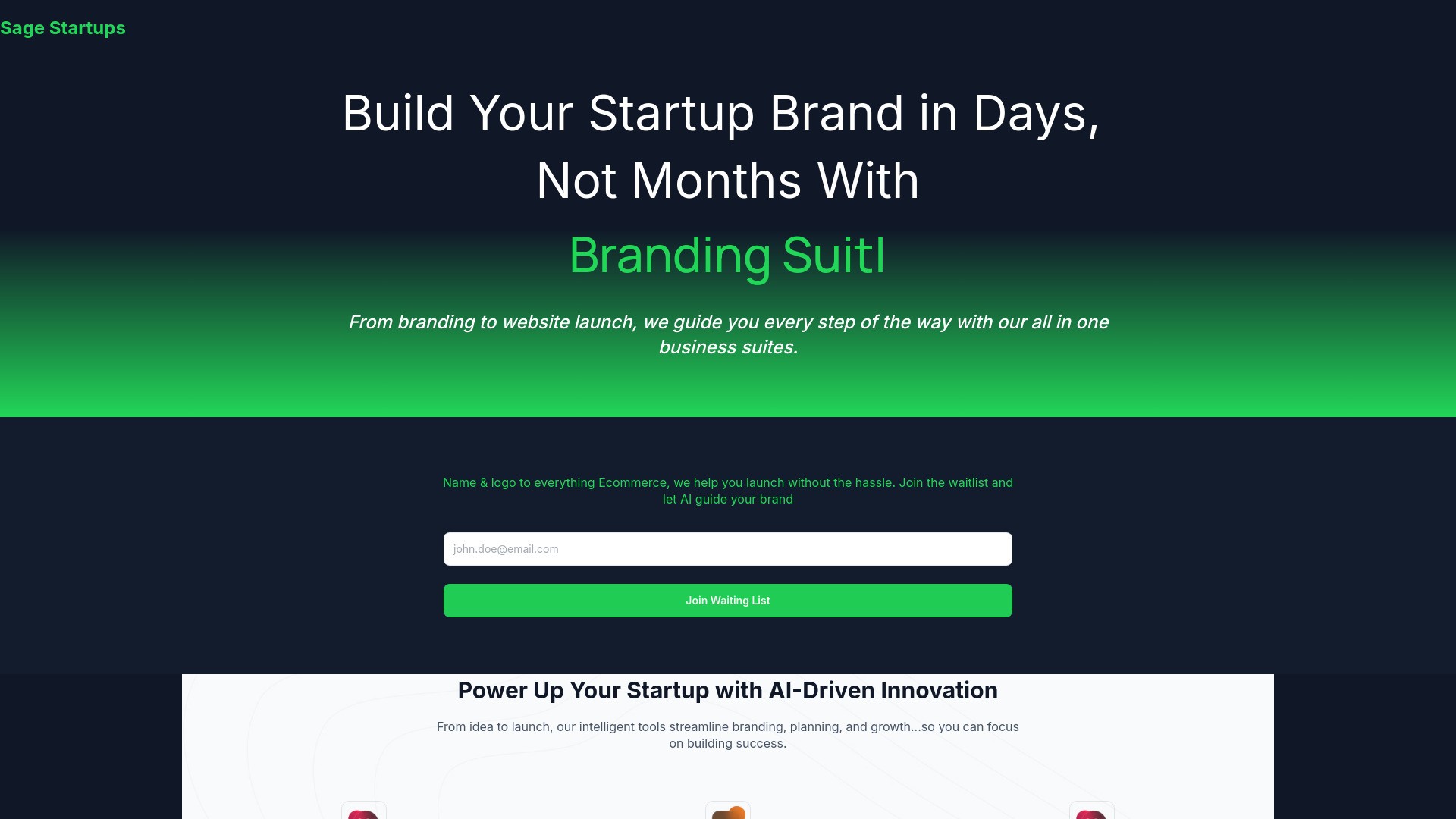 Sage Startups 截图