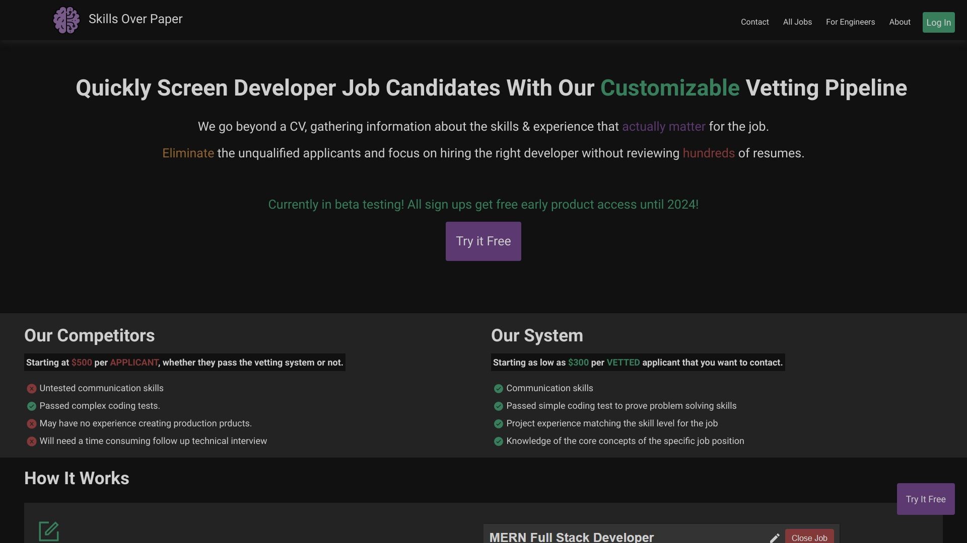 Skills Over Paper 截图