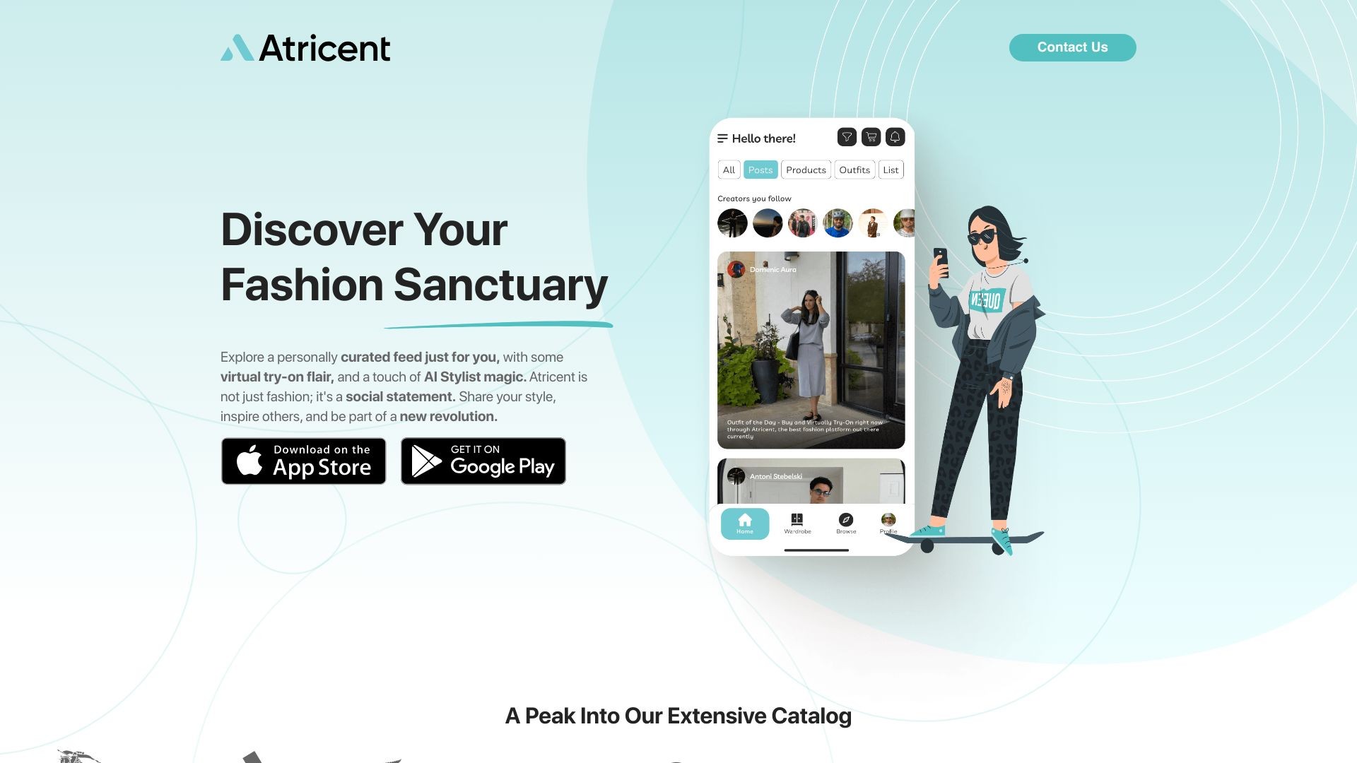 Atricent: The Personal Social AI-Stylist 截图