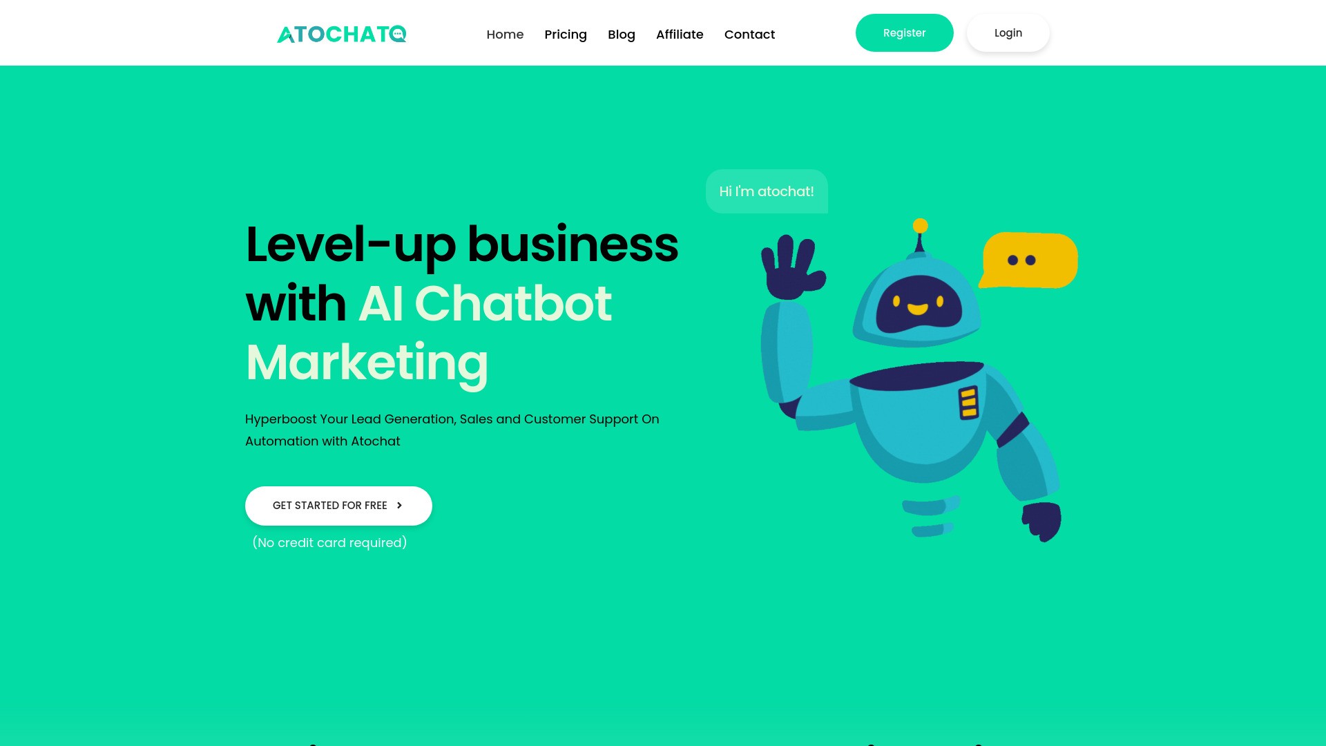 Atochat - Chatbot Marketing Software 截图