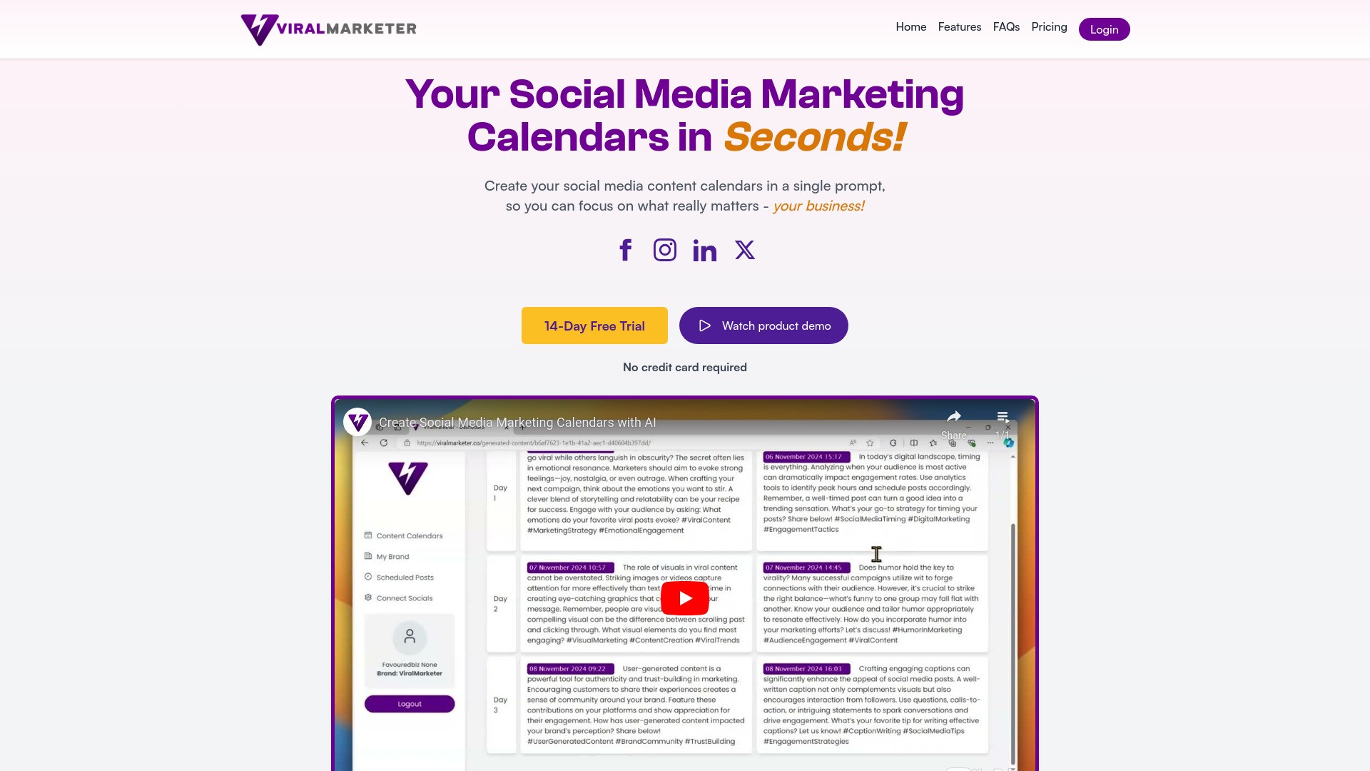 ViralMarketer 截图