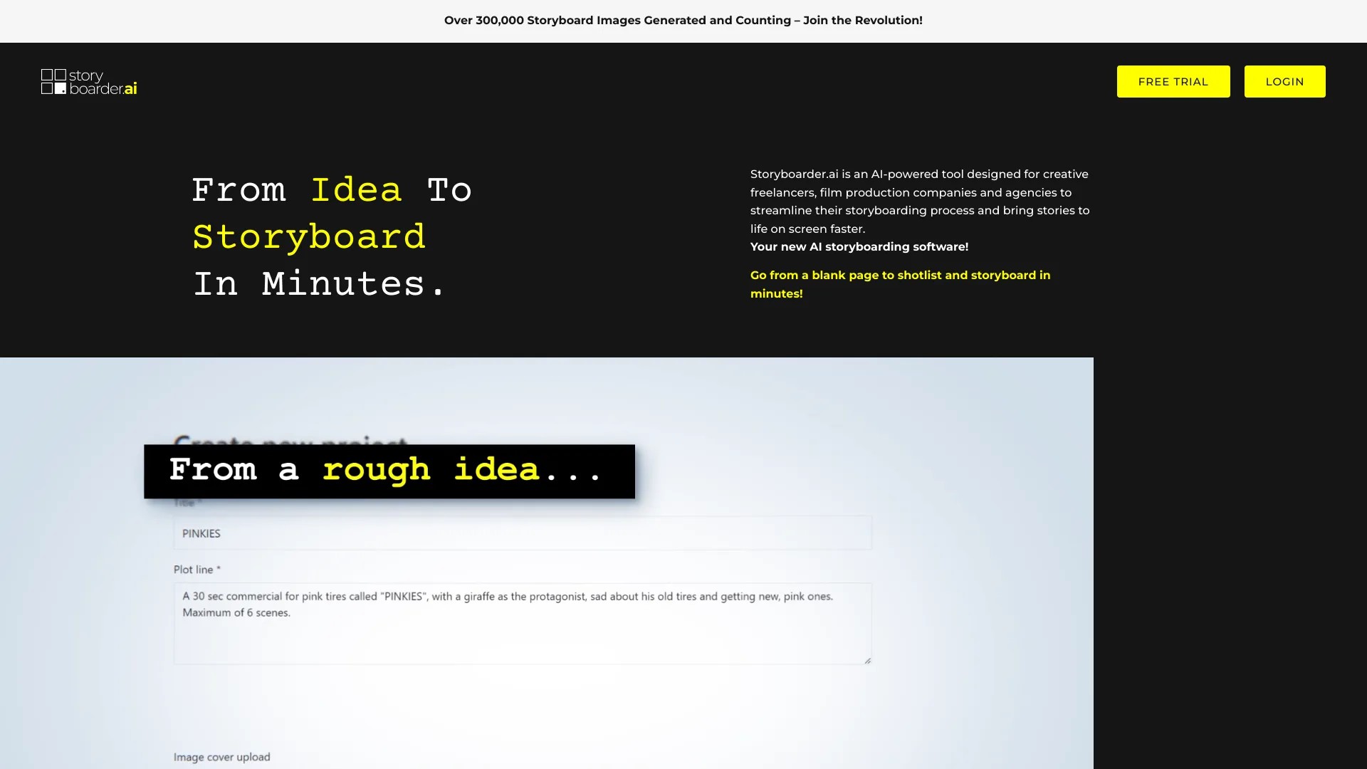 Storyboarder.ai 截图