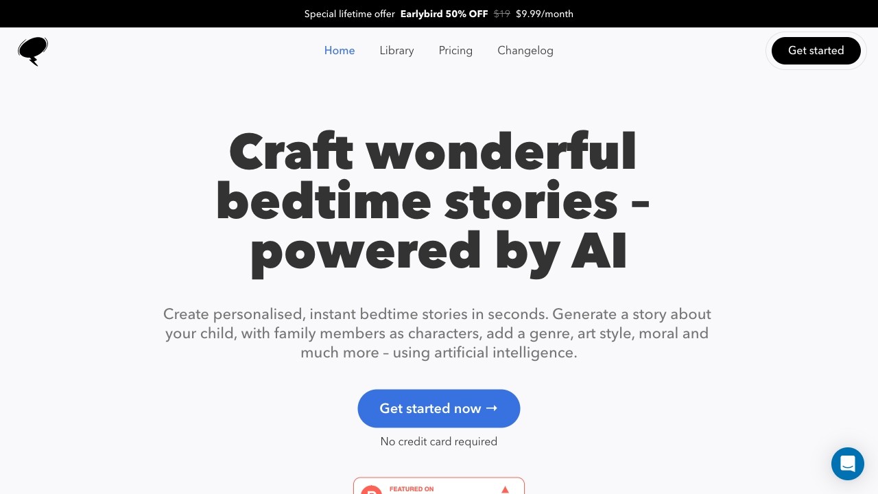 BedtimeStory AI 截图