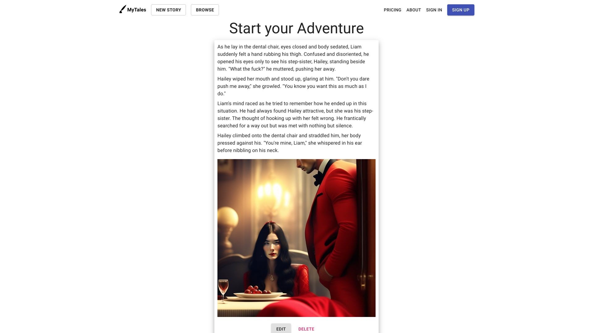 MyTales - AI Powered Story Generator 截图