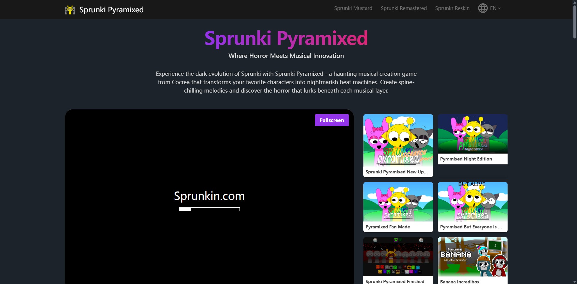 Sprunki Pyramixed 截图