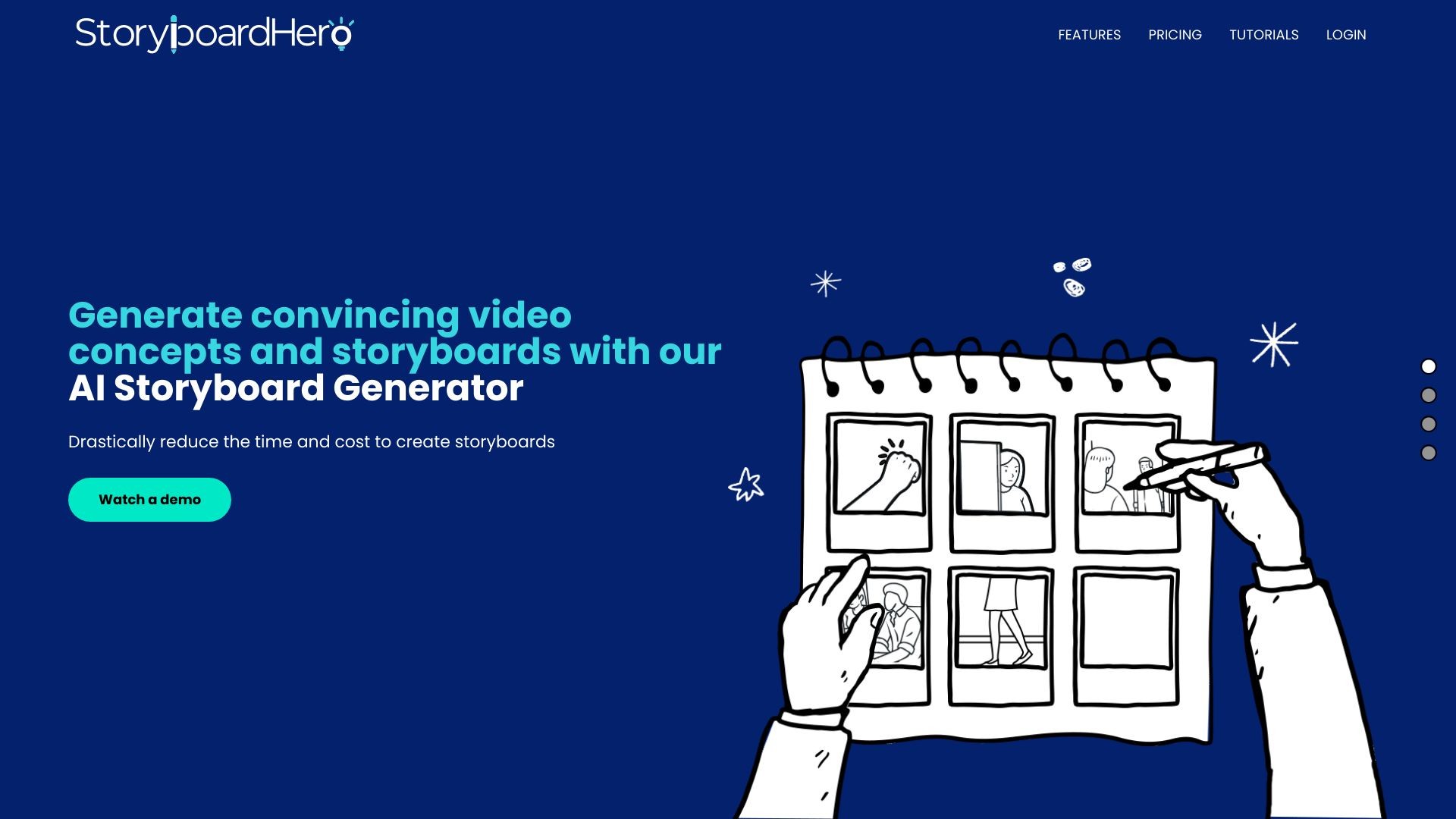 StoryboardHero AI Storyboard Generator 截图