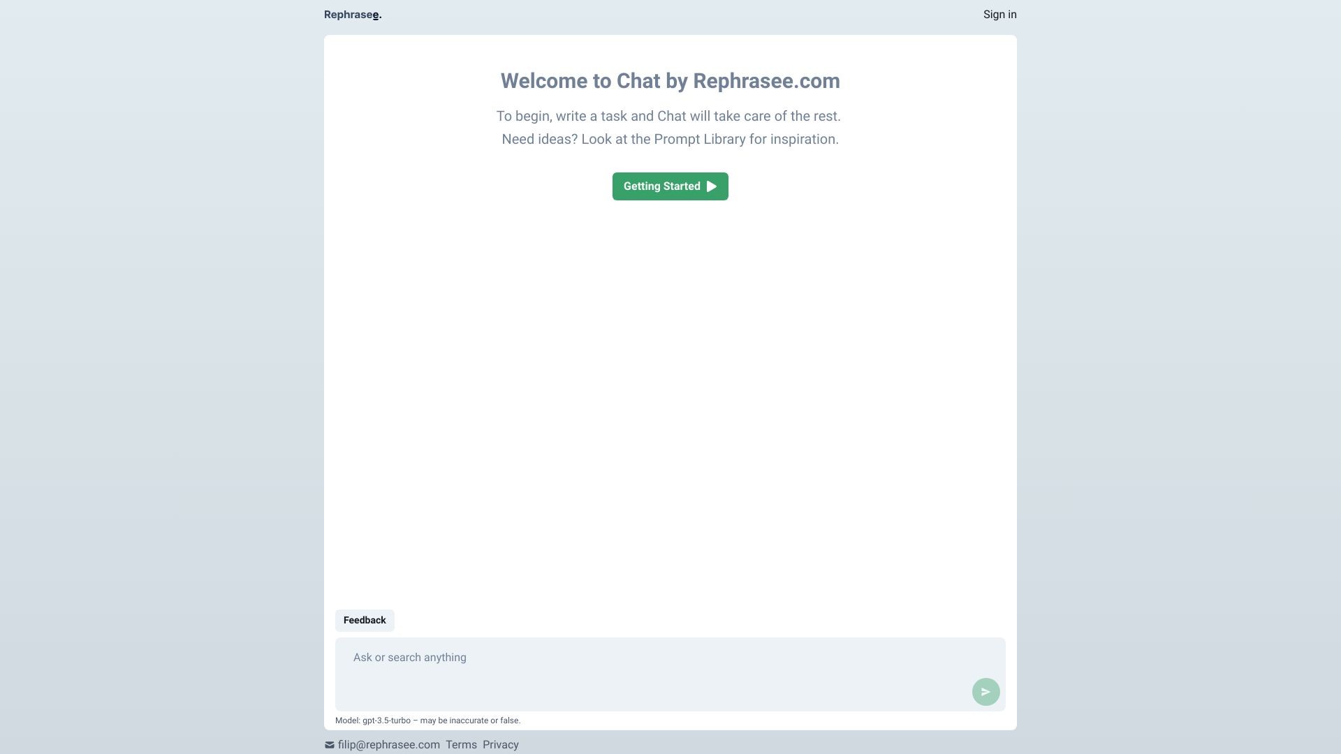 Rephrasee – Powered by AI 截图