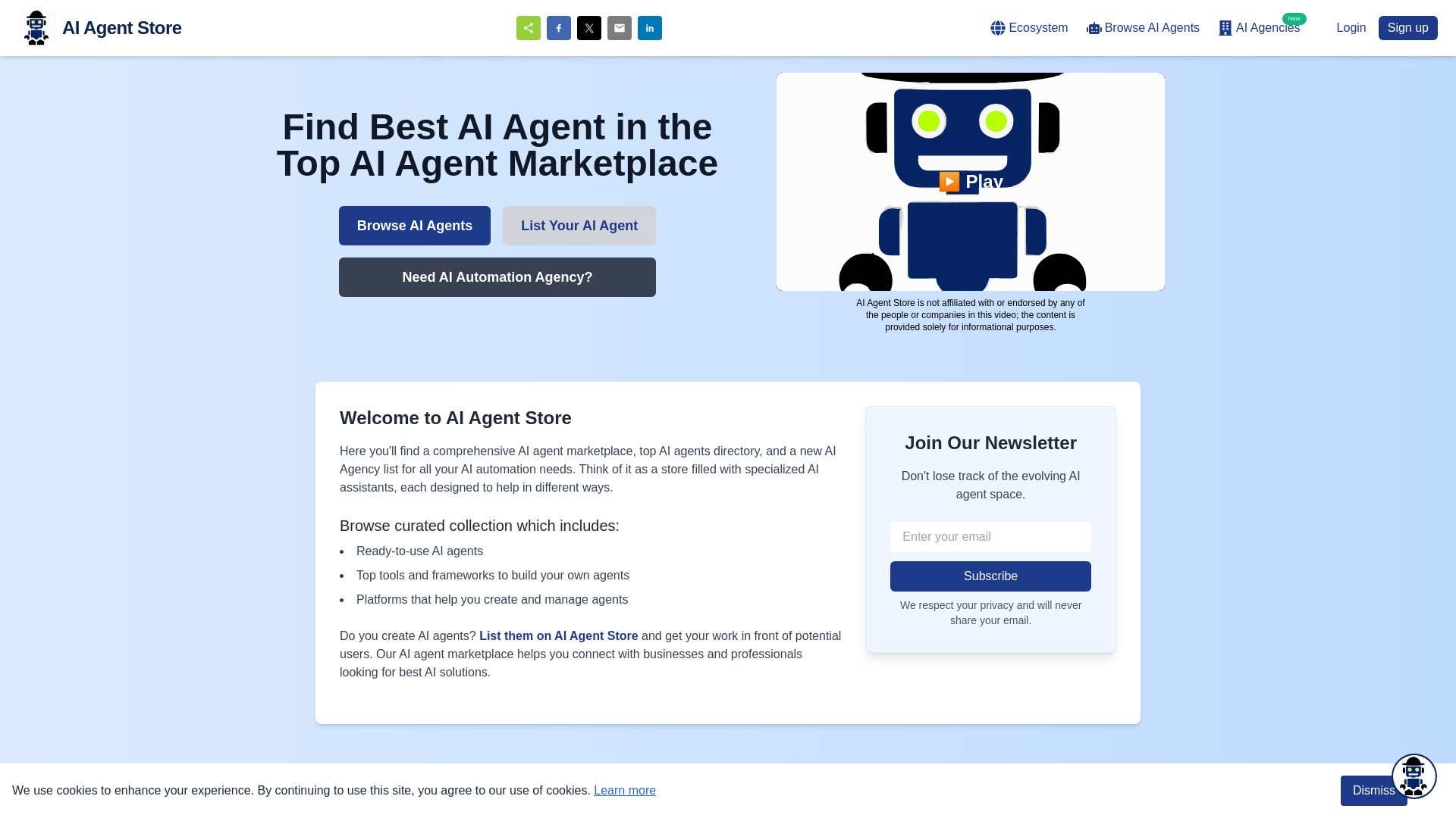 AI Agent Store 截图