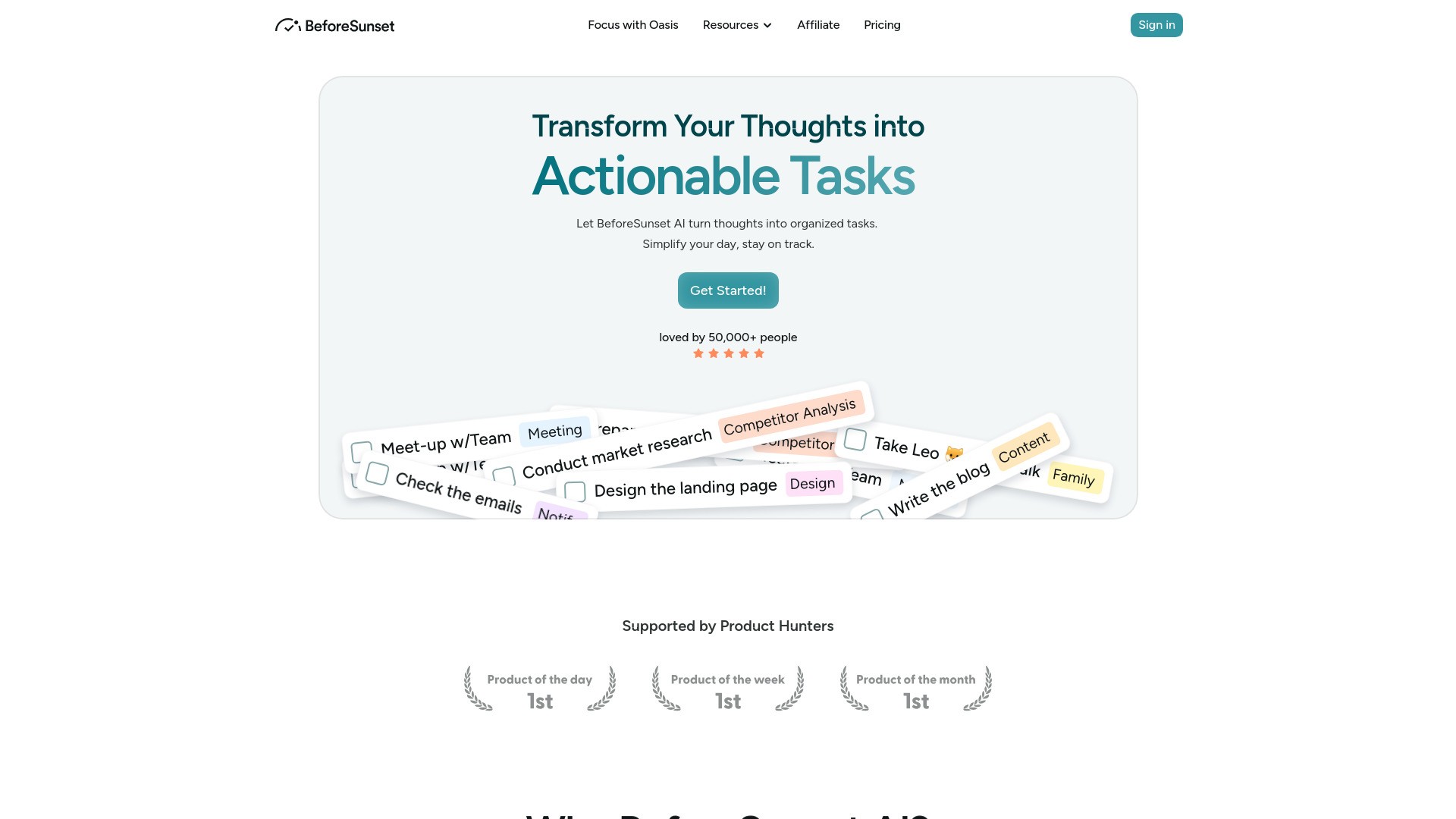 BeforeSunset AI 截图