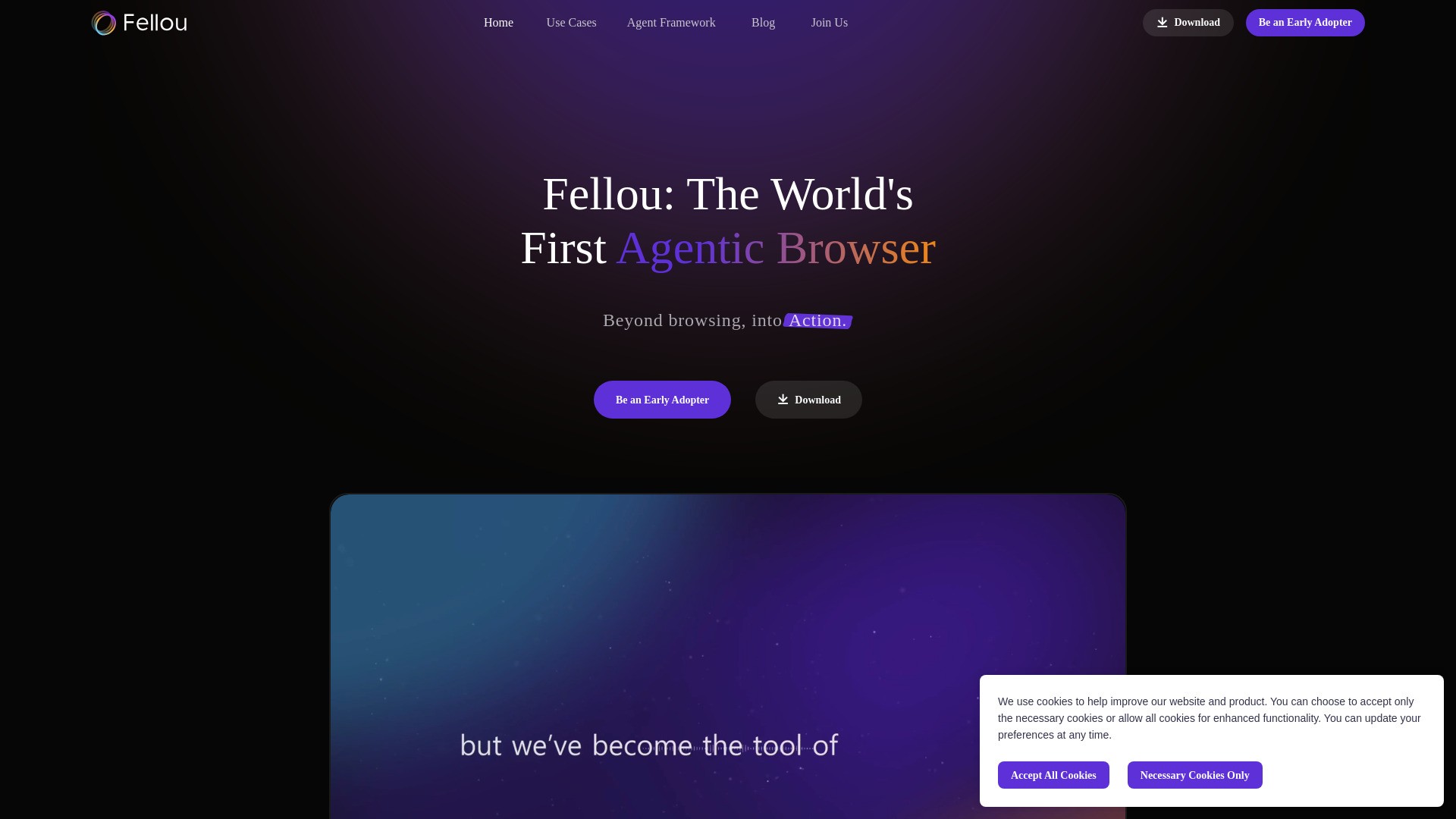 Fellou AI Browser 截图