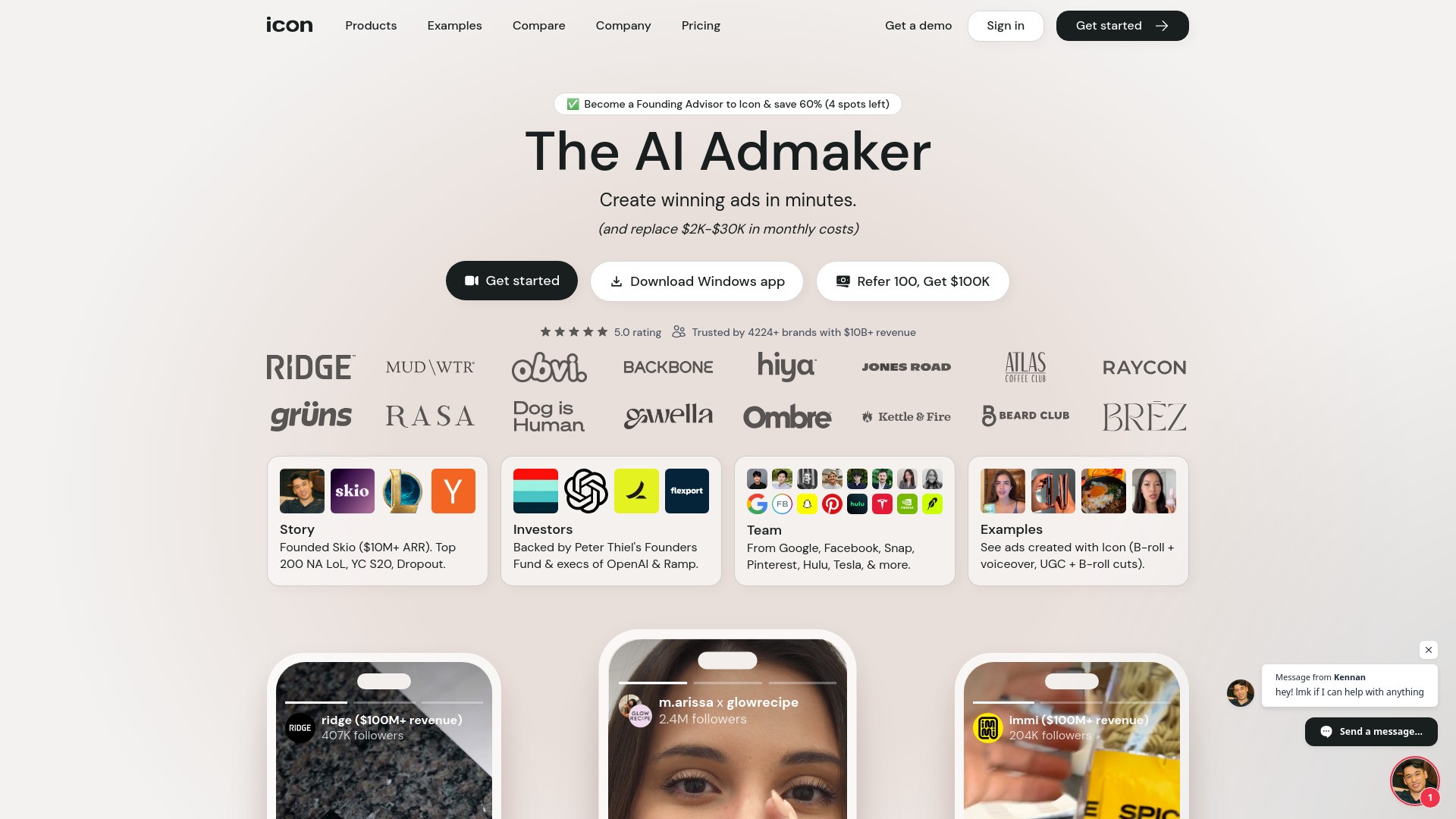 Icon: AI-Generated Influencer Ads 截图