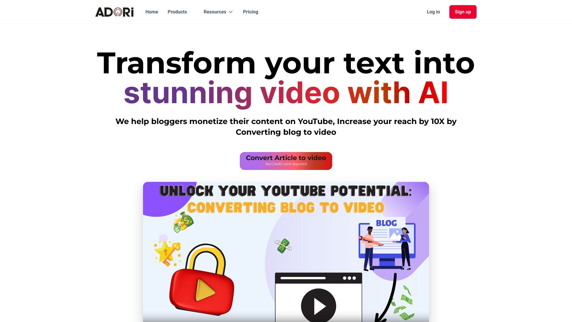 BlogToVideoAI 截图